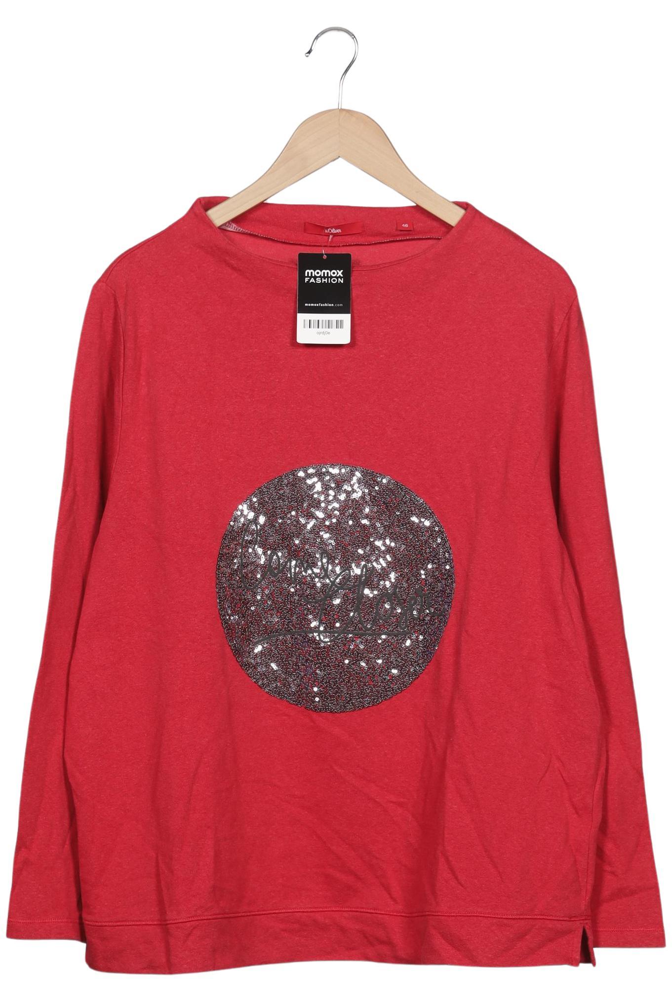 

s.Oliver Damen Langarmshirt, rot, Gr. 46