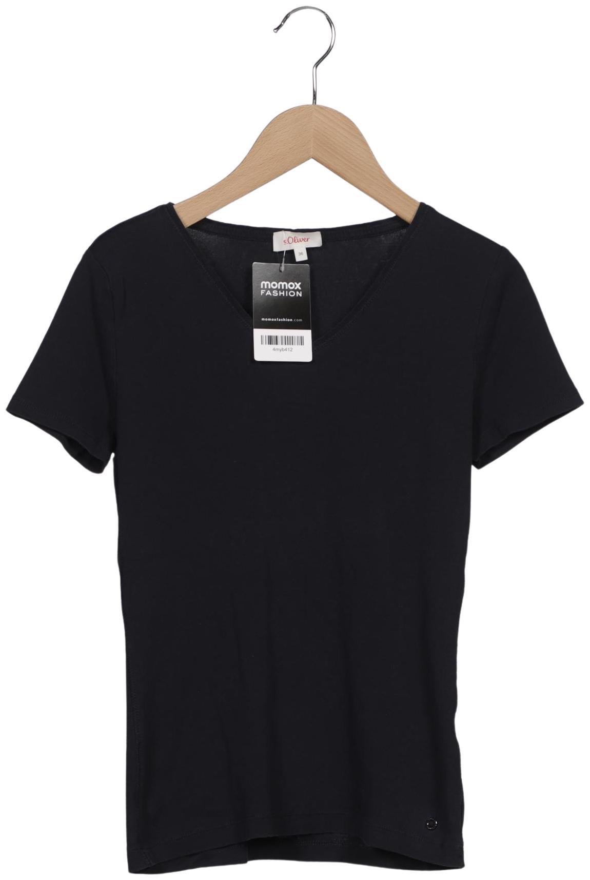 

s.Oliver Damen T-Shirt, marineblau, Gr. 36