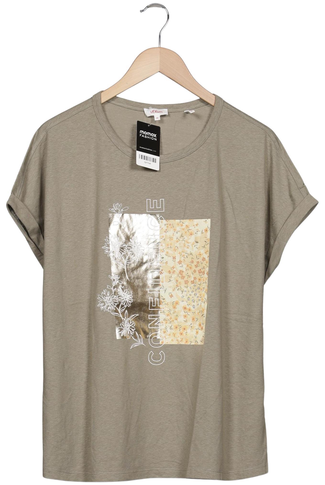 

s.Oliver Damen T-Shirt, grün, Gr. 46