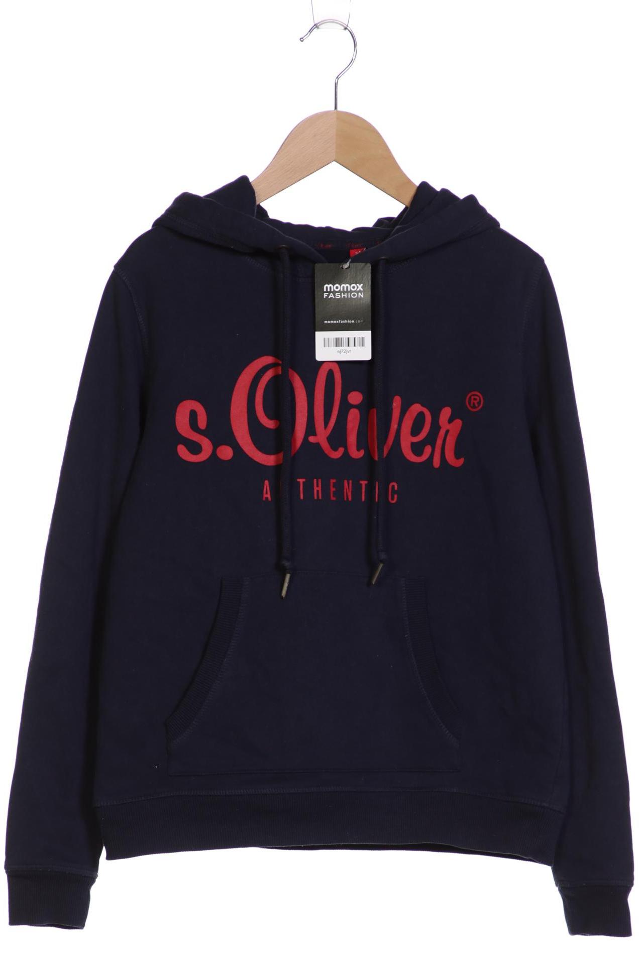 

s.Oliver Damen Kapuzenpullover, marineblau, Gr. 34