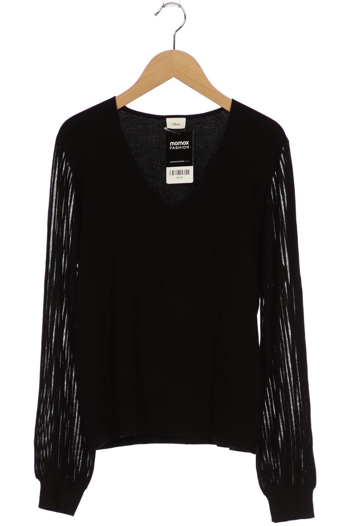 

s.Oliver Damen Pullover, schwarz, Gr. 38