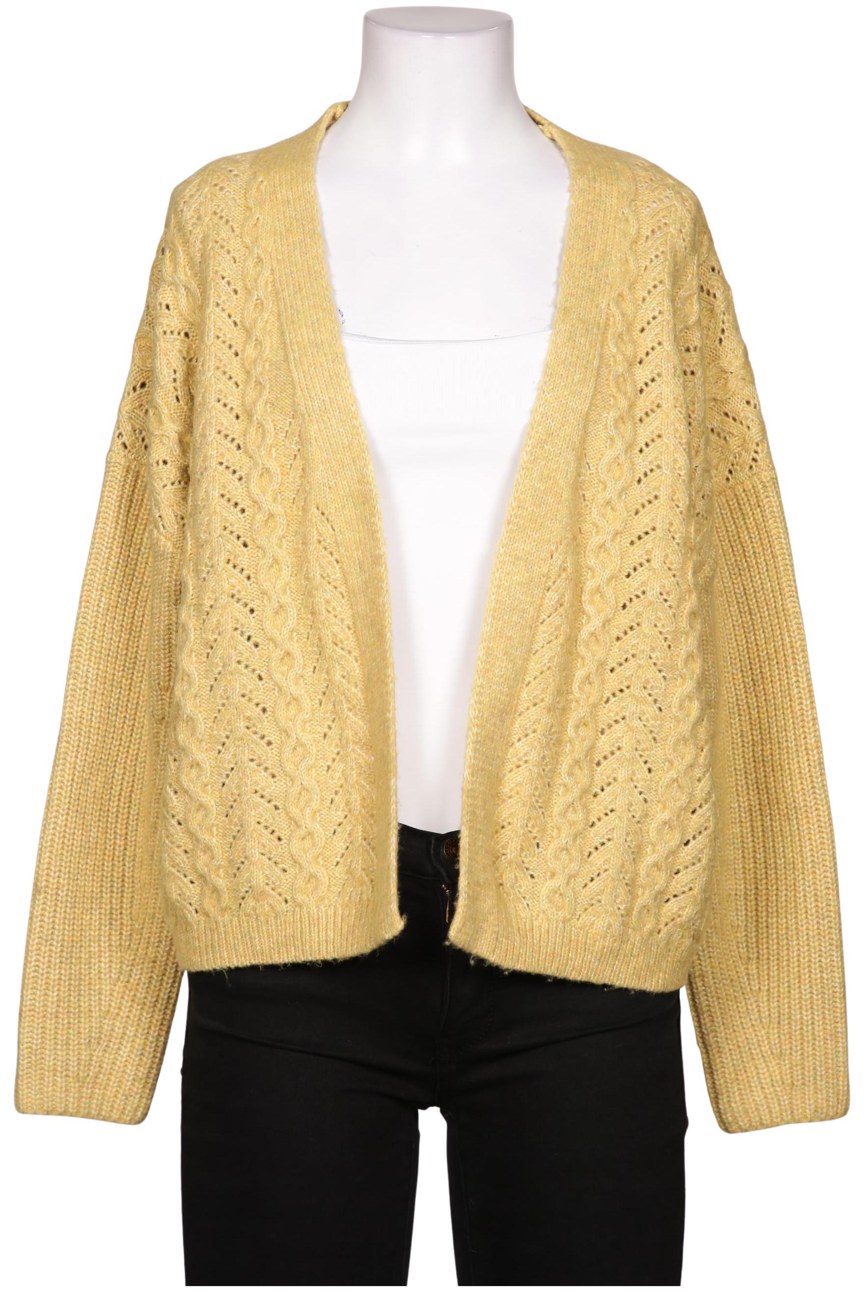 

s.Oliver Damen Strickjacke, gelb, Gr. 38