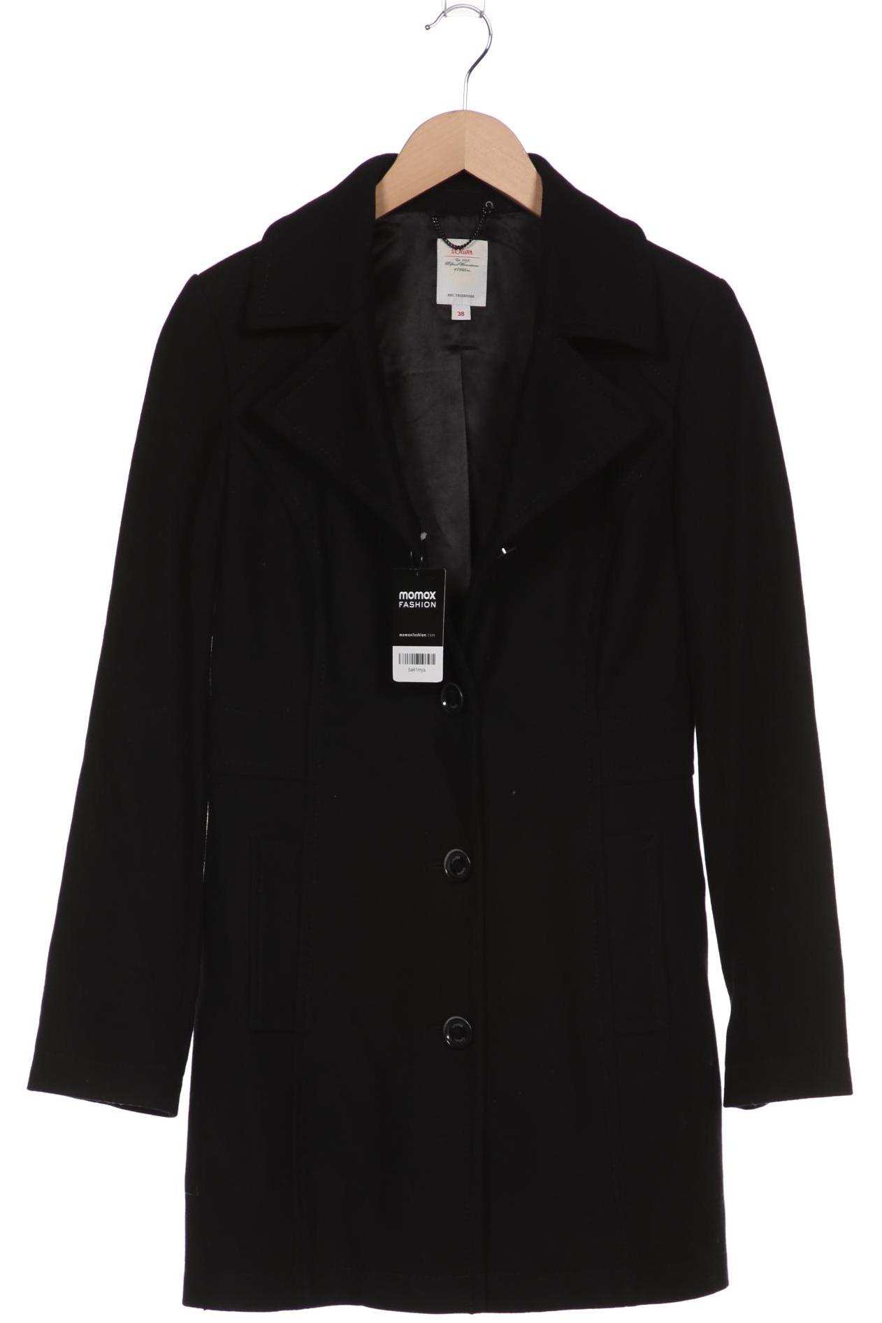 

s.Oliver Damen Mantel, schwarz