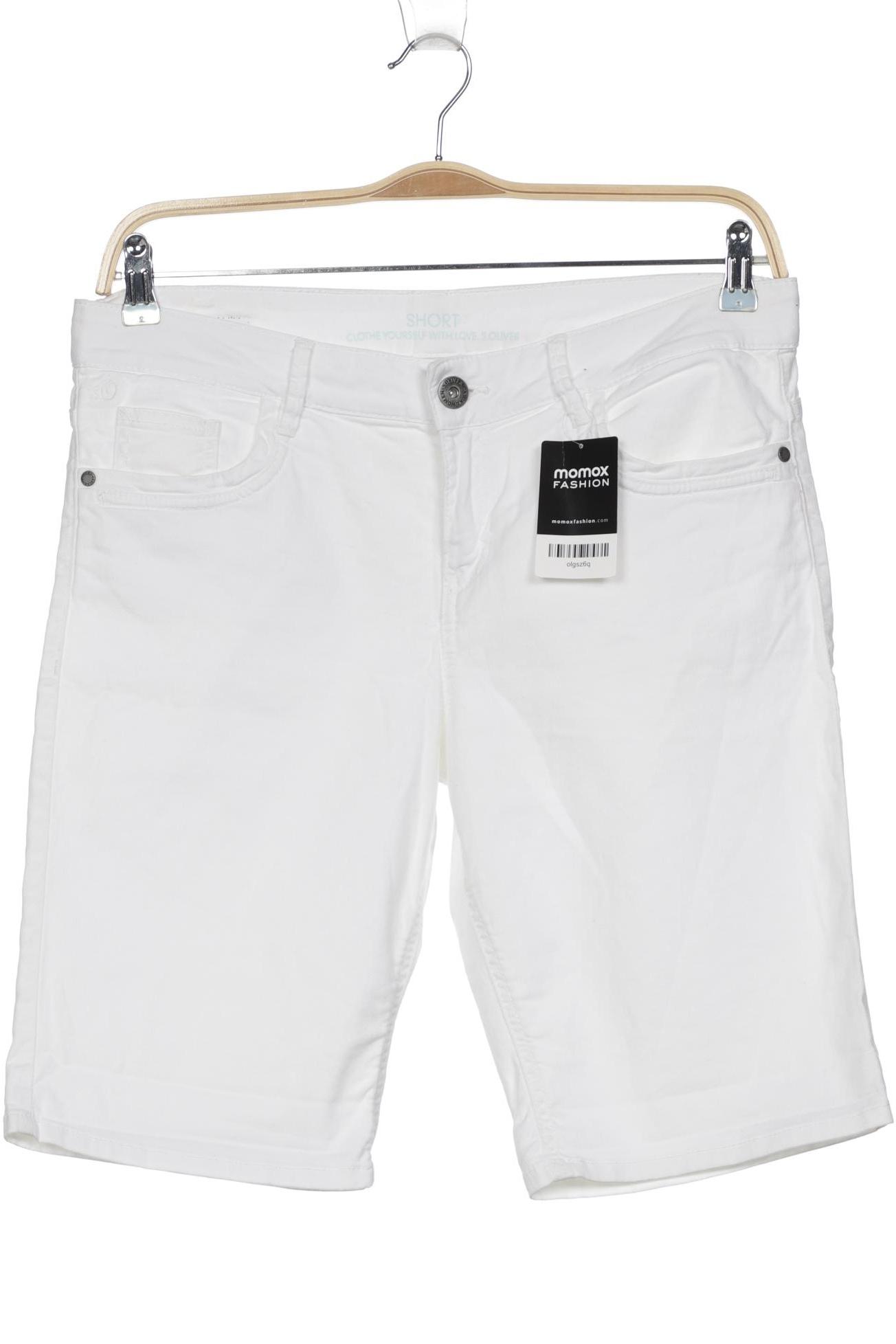 

s.Oliver Damen Shorts, weiß, Gr. 40