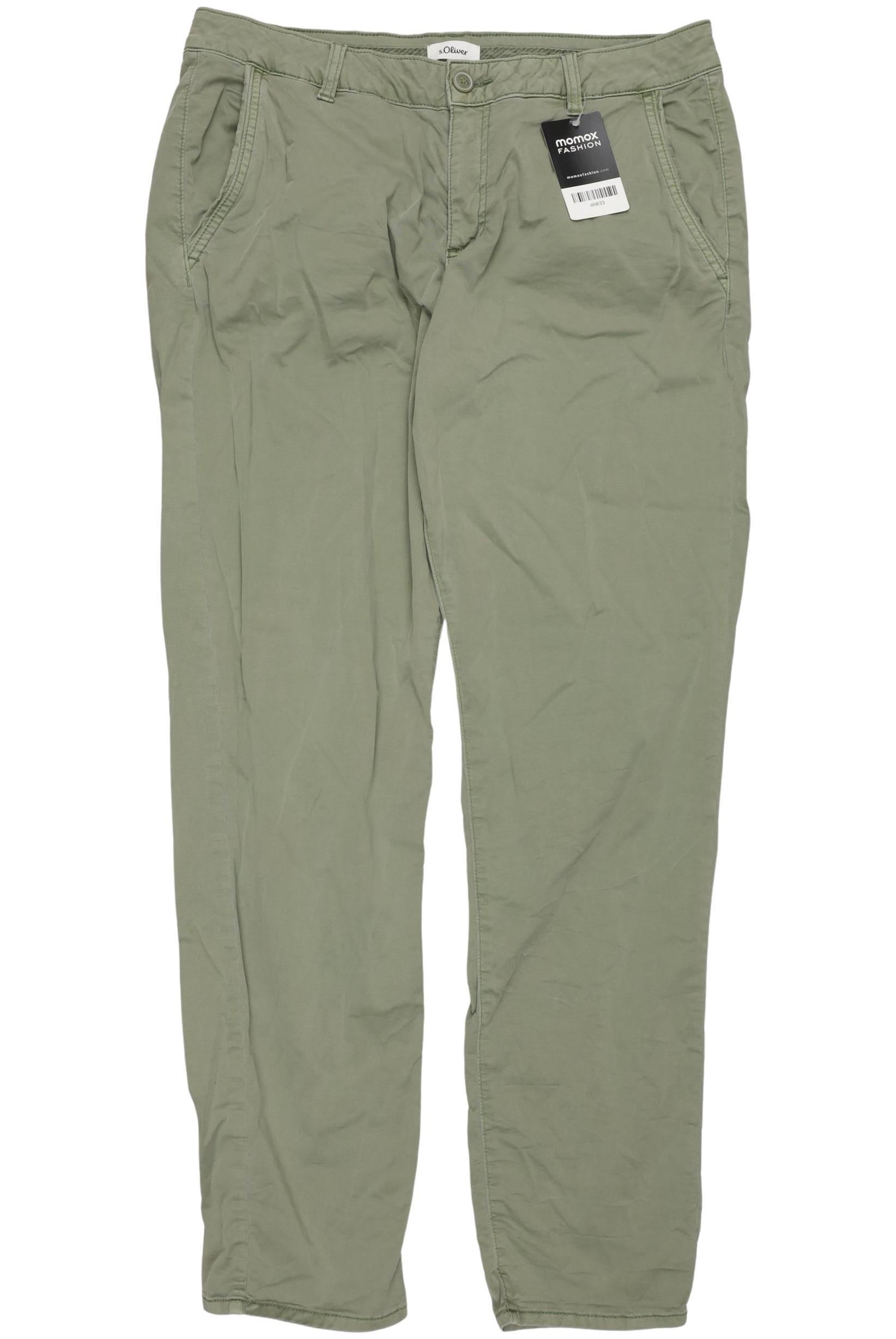 

s.Oliver Damen Stoffhose, grün, Gr. 40