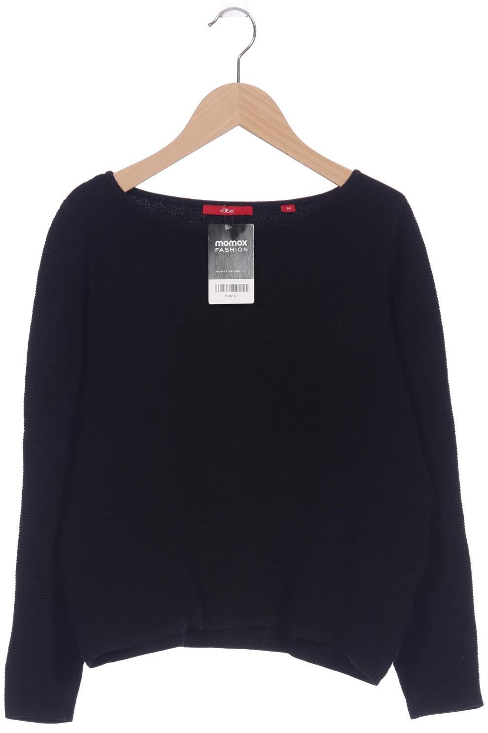 

s.Oliver Damen Pullover, schwarz, Gr. 38