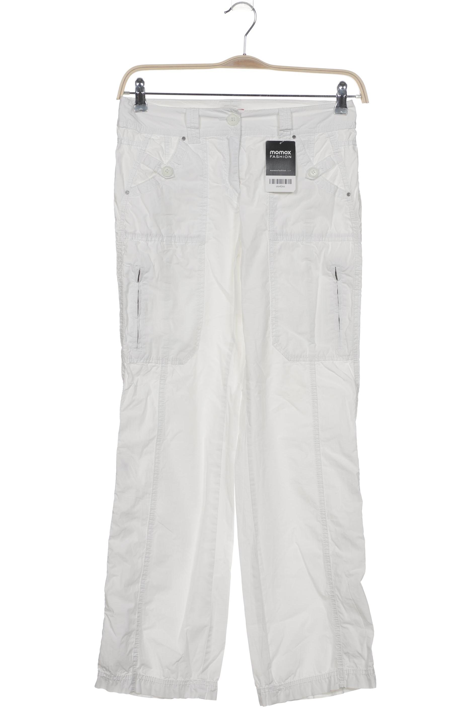 

s.Oliver Damen Stoffhose, weiß, Gr. 36