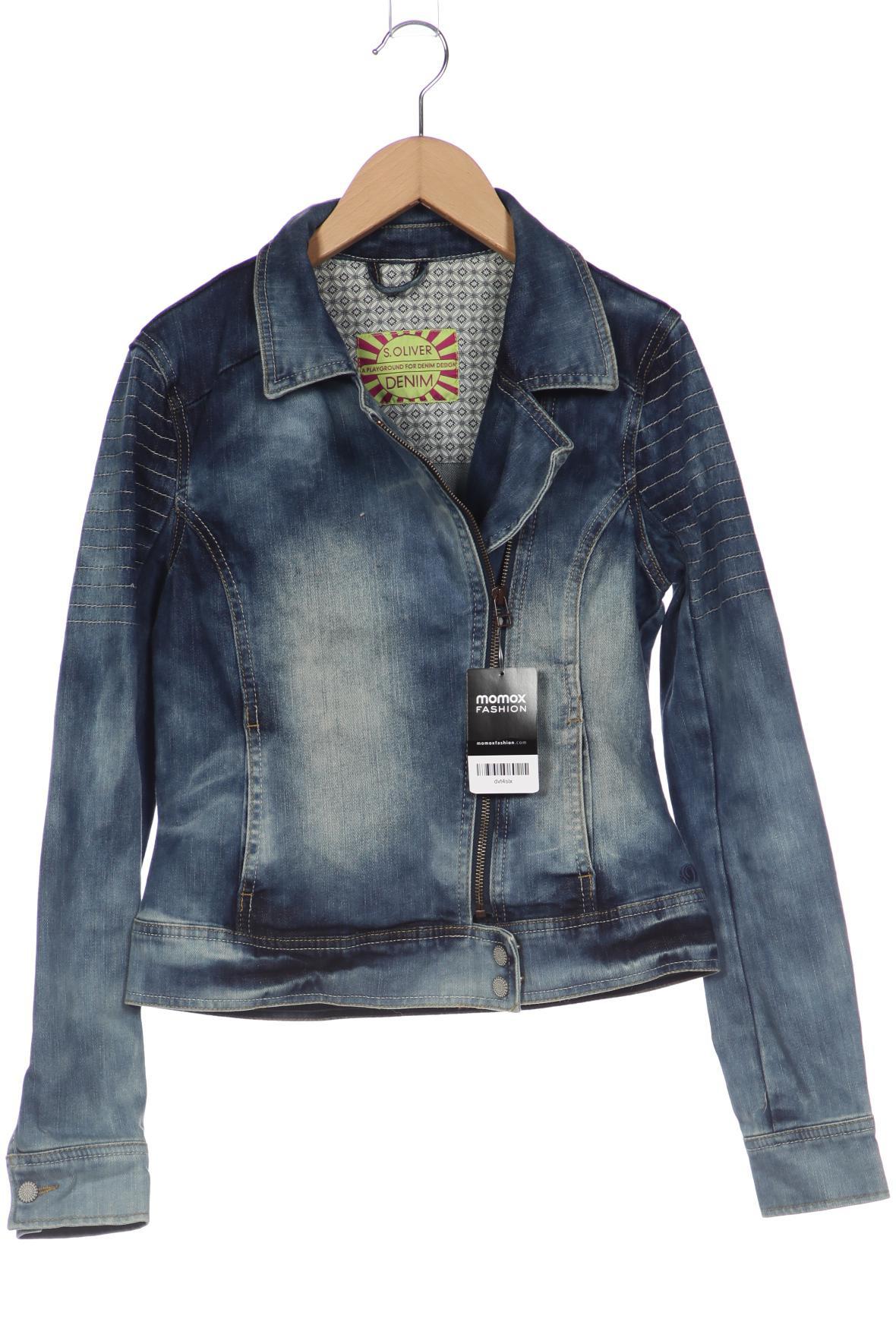 

s.Oliver Damen Jacke, blau, Gr. 42