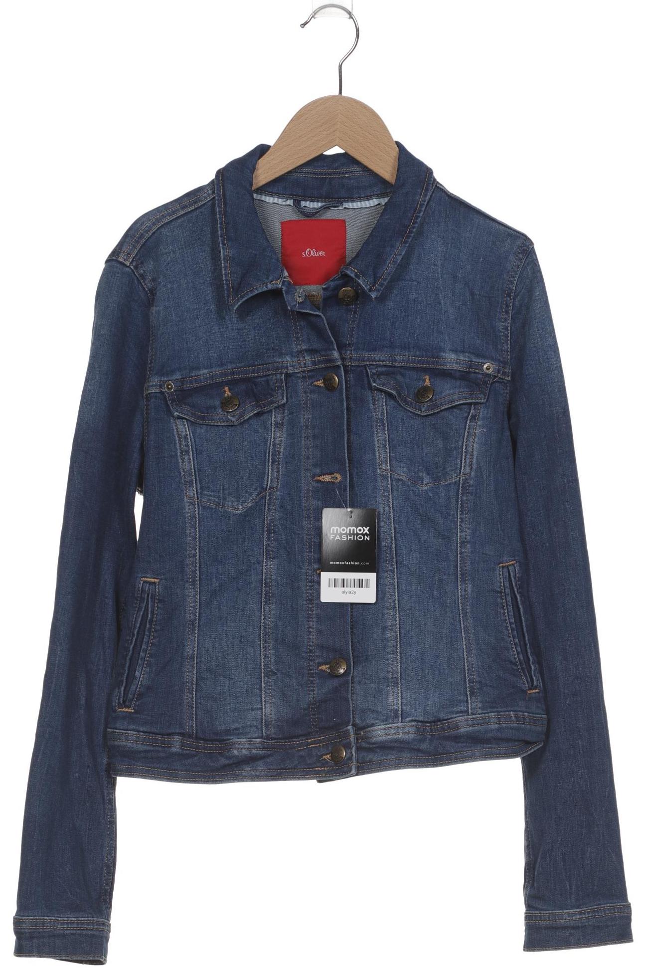 

s.Oliver Damen Jacke, blau, Gr. 38