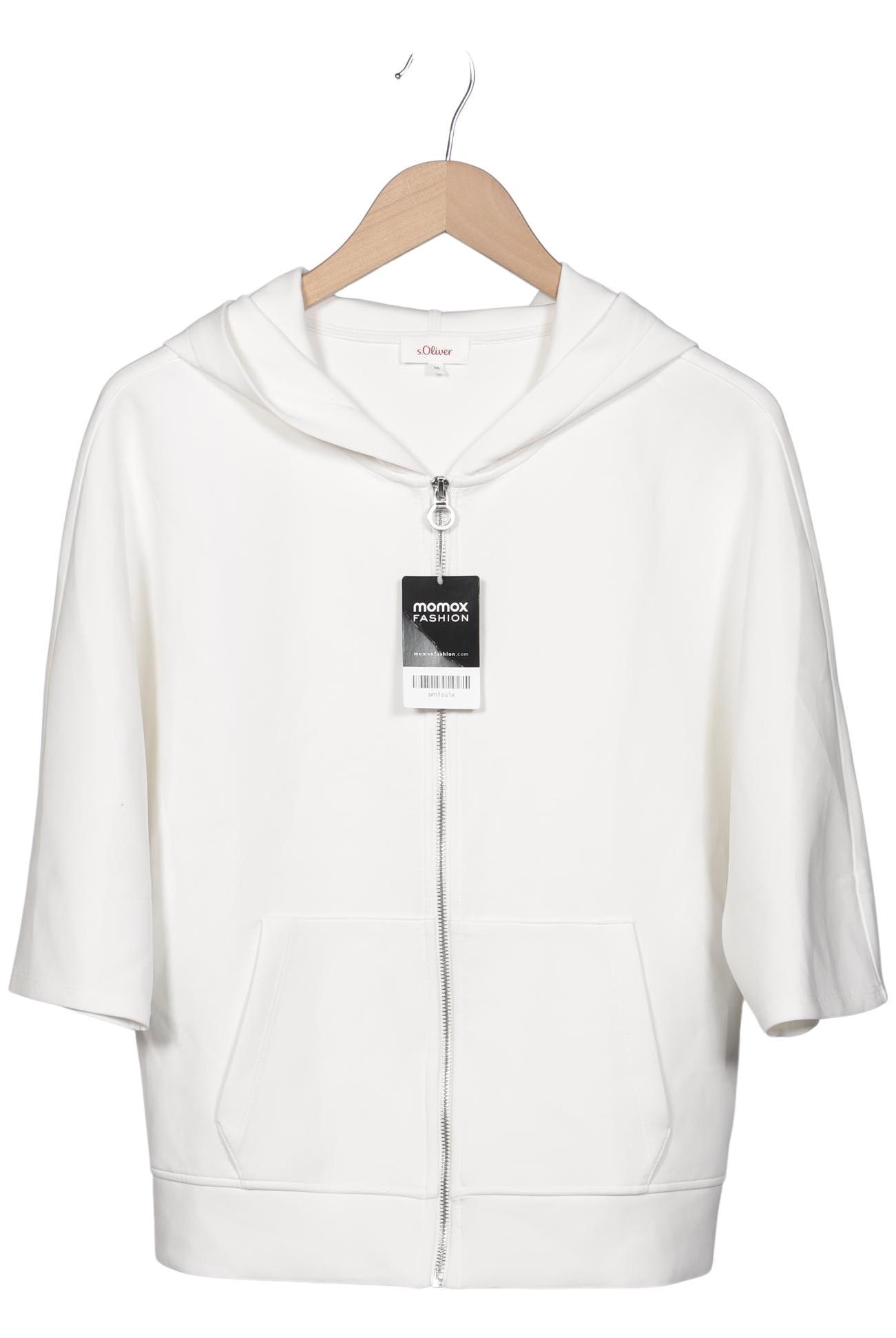 

s.Oliver Damen Kapuzenpullover, weiß, Gr. 36
