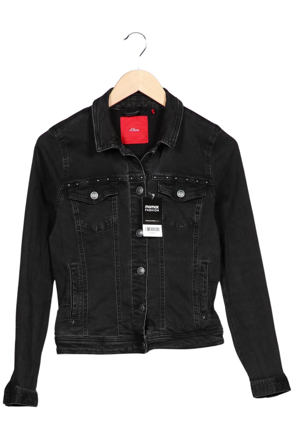 

s.Oliver Damen Jacke, schwarz, Gr. 36