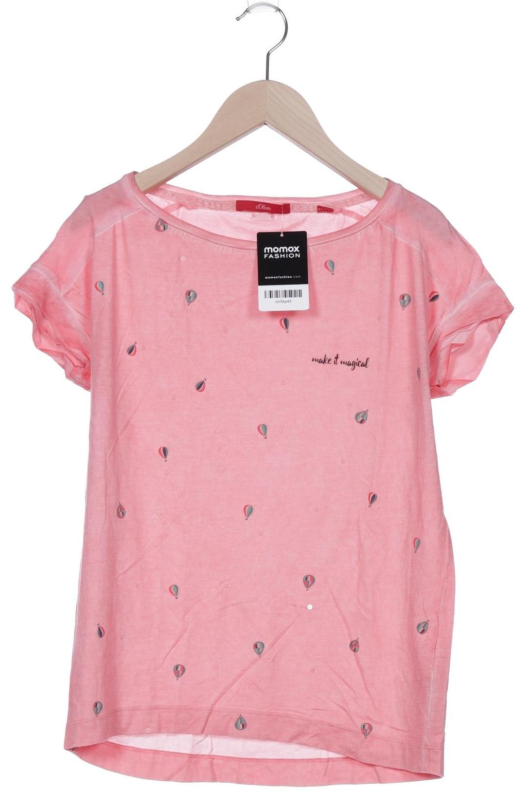 

s.Oliver Damen T-Shirt, pink, Gr. 32