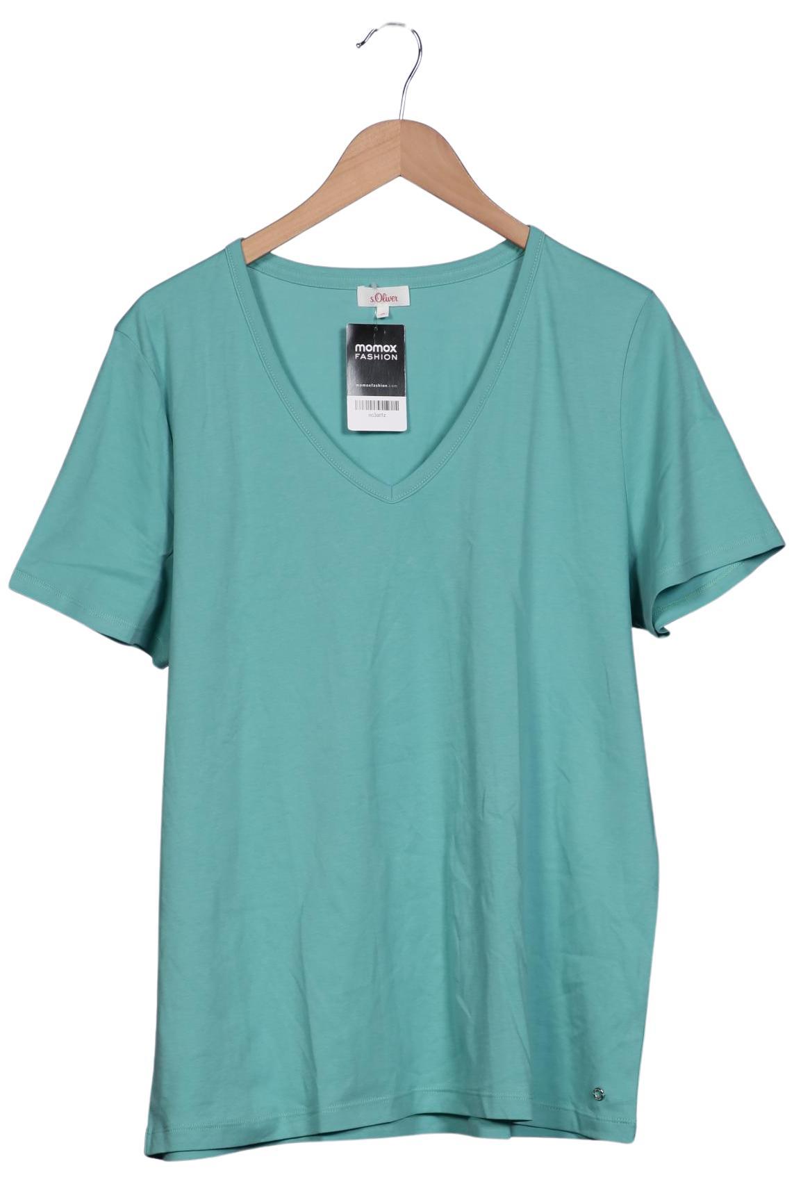 

s.Oliver Damen T-Shirt, türkis, Gr. 46