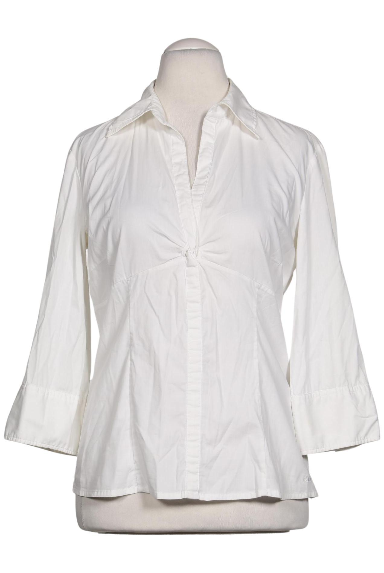 

s.Oliver Damen Bluse, weiß, Gr. 38