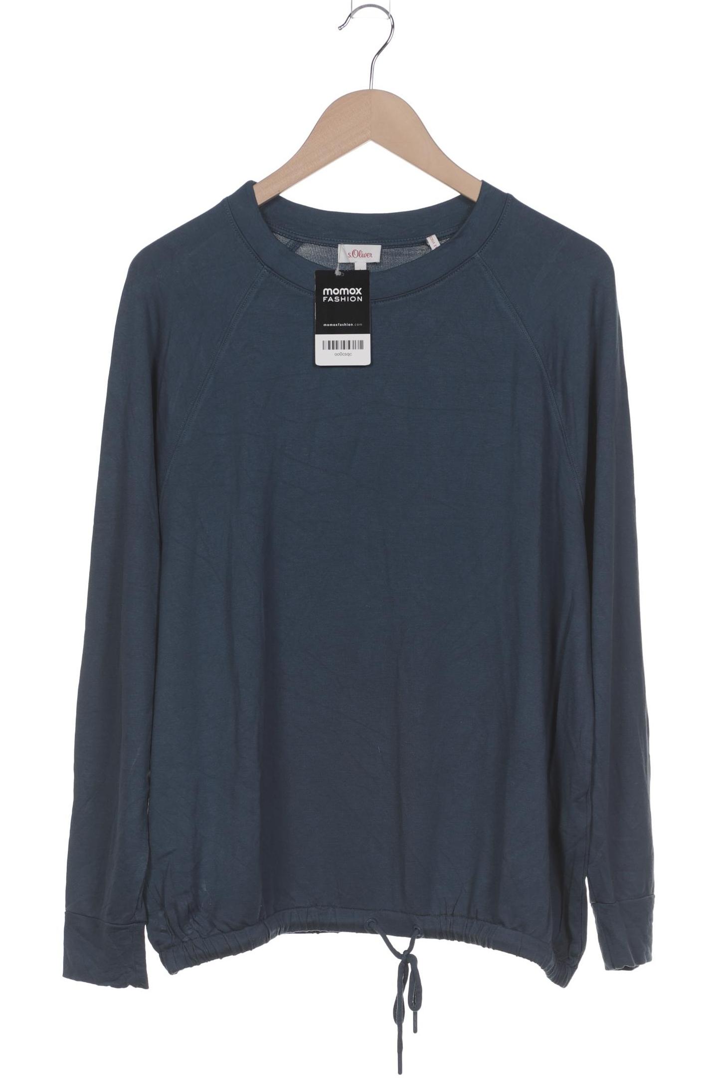 

s.Oliver Damen Langarmshirt, blau, Gr. 42