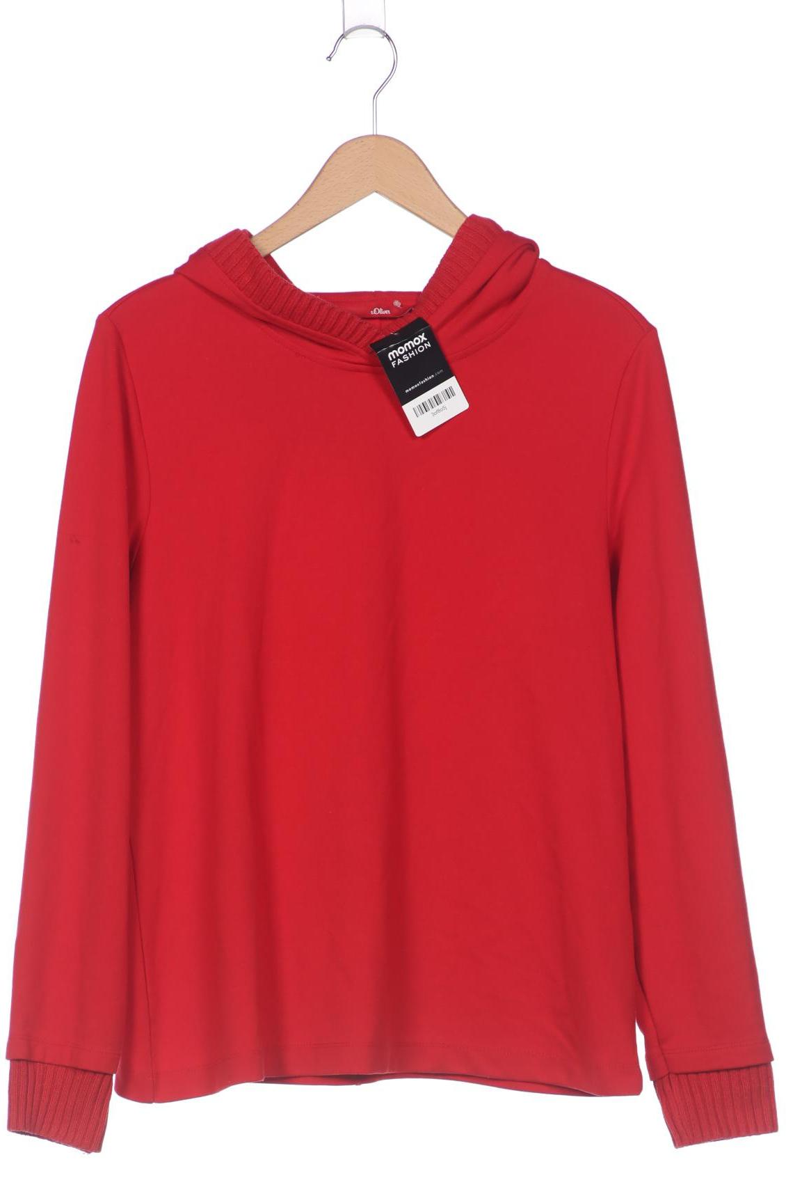 

s.Oliver Damen Kapuzenpullover, rot, Gr. 40