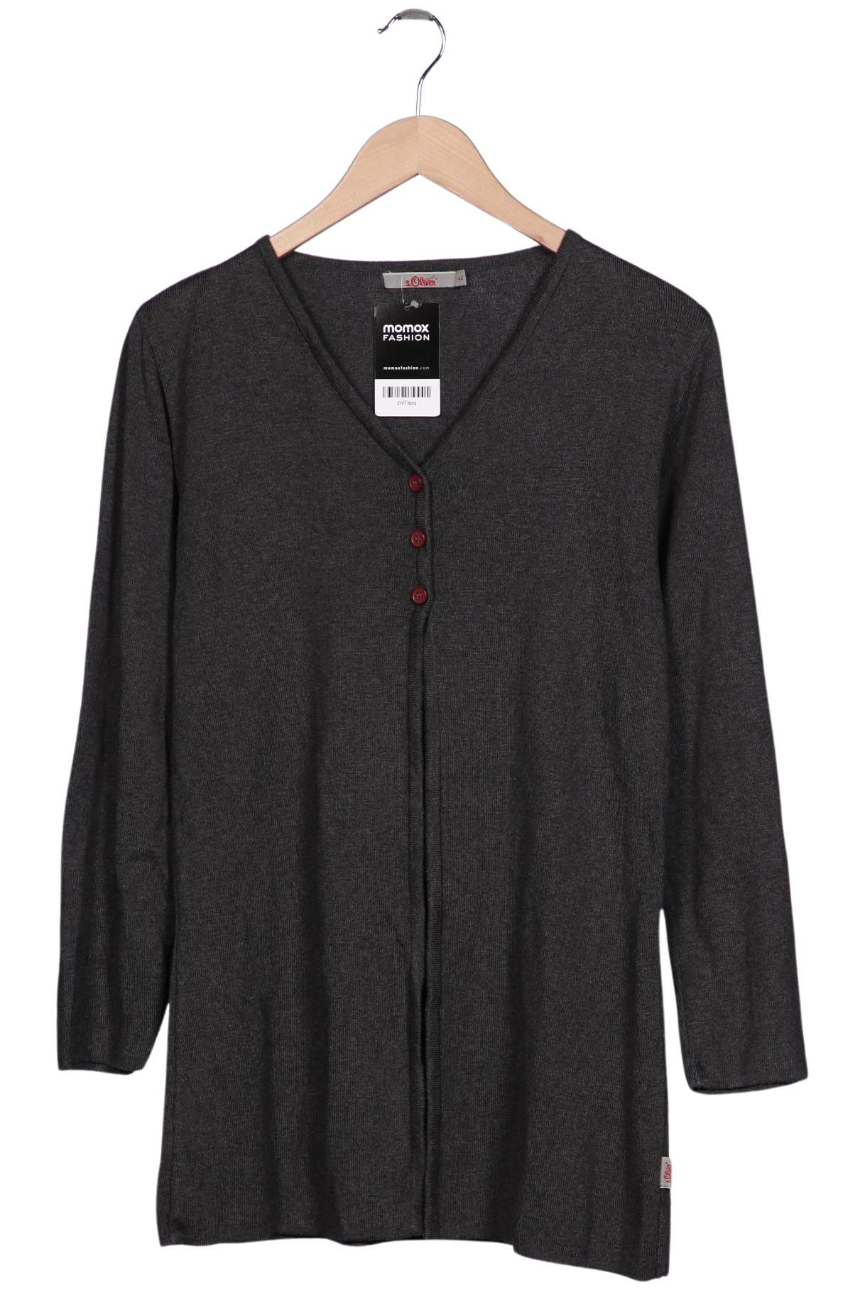 

s.Oliver Damen Strickjacke, grau, Gr. 42