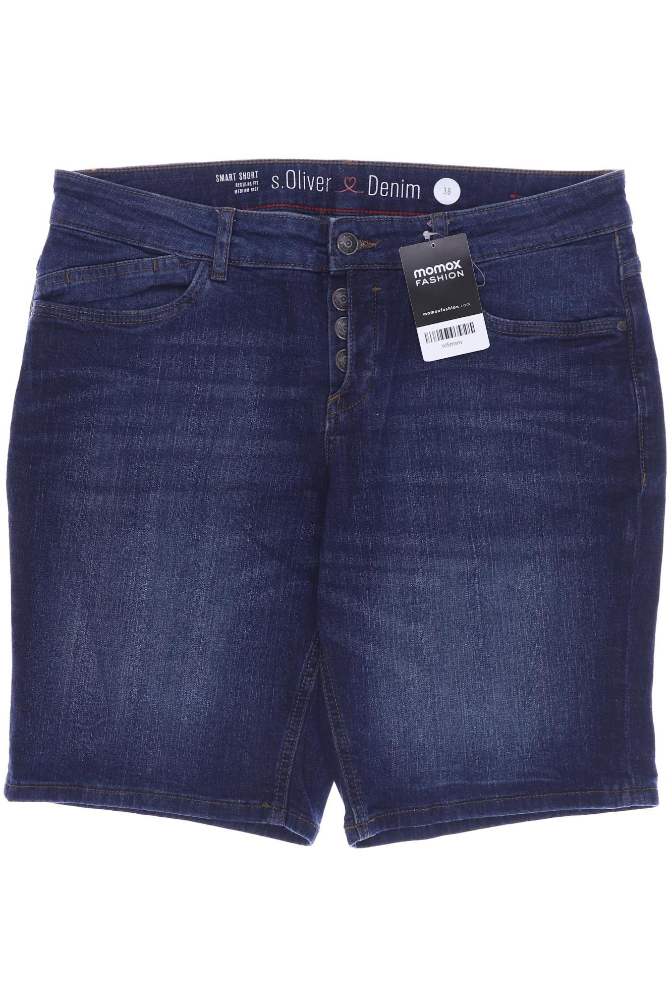 

s.Oliver Damen Shorts, marineblau