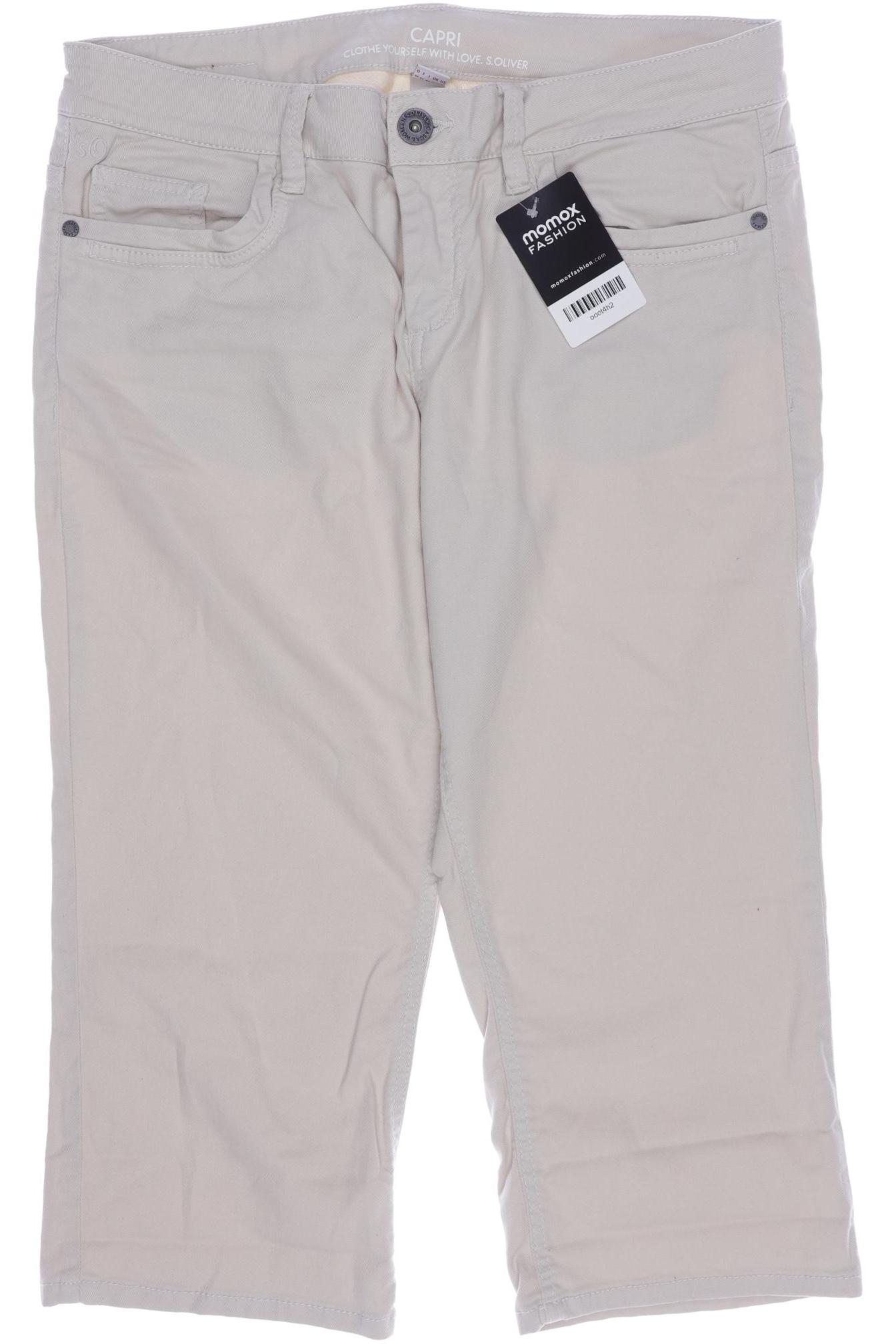 

s.Oliver Damen Shorts, cremeweiß