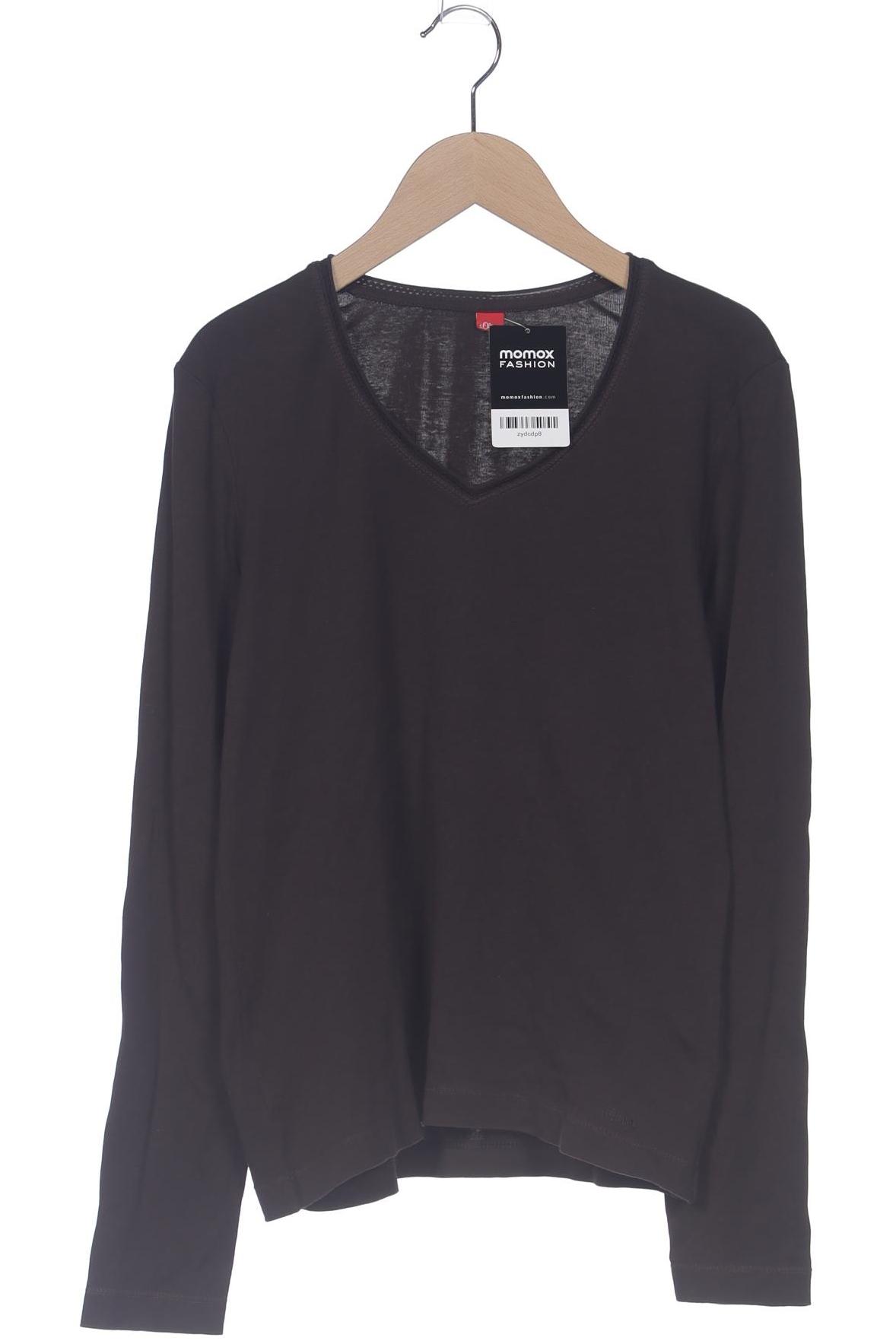 

s.Oliver Damen Langarmshirt, braun, Gr. 38