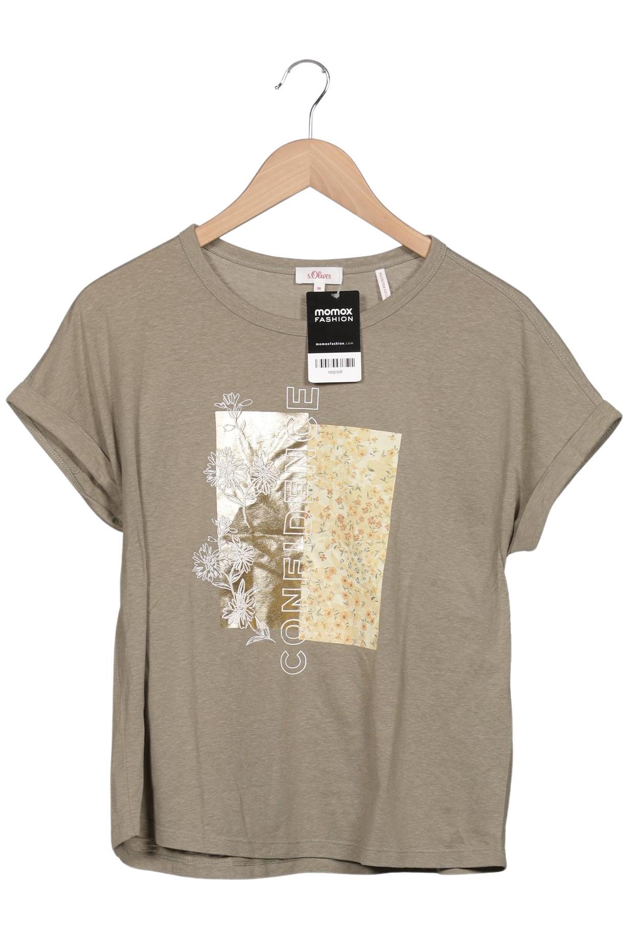 

s.Oliver Damen T-Shirt, grün, Gr. 36
