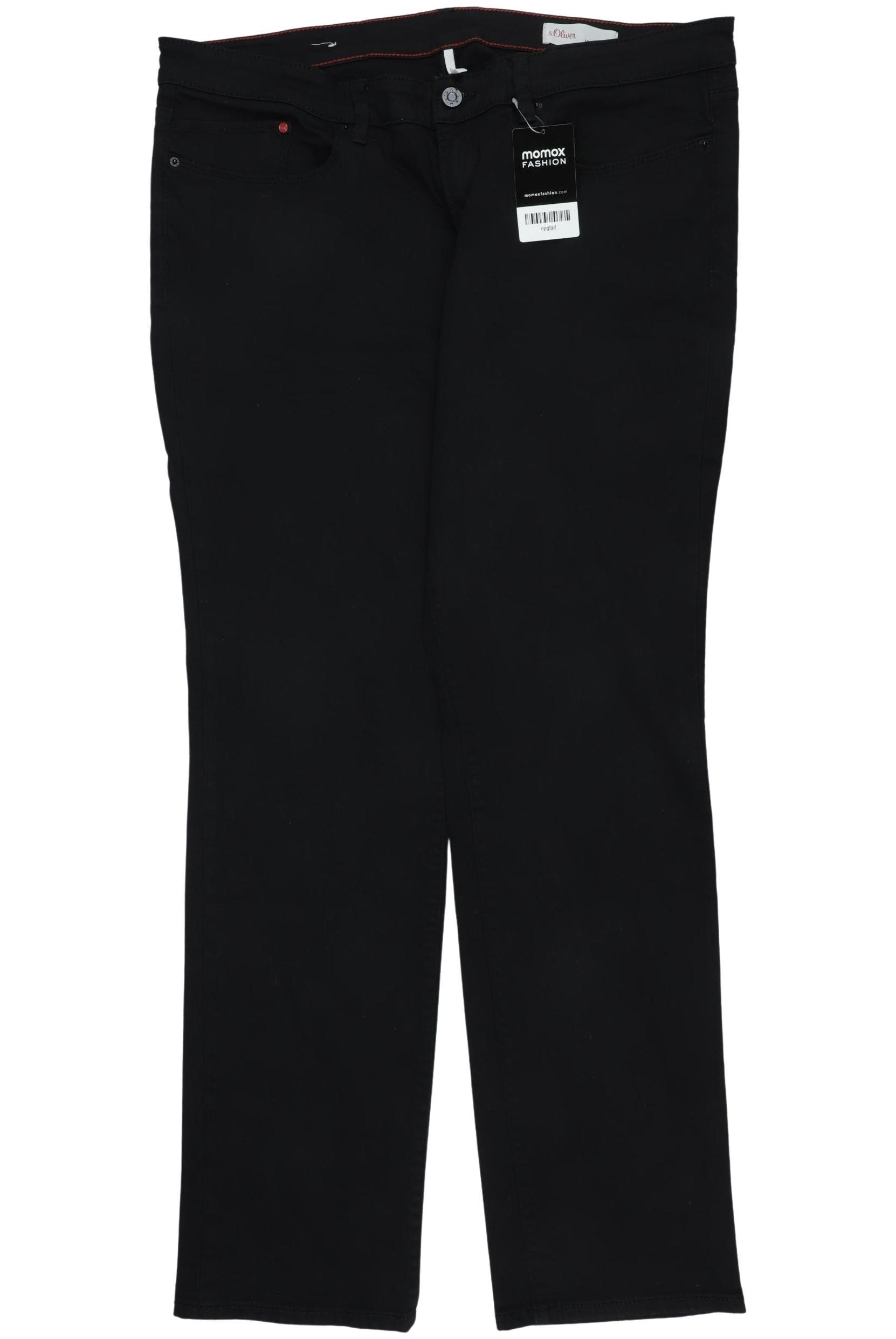 

s.Oliver Damen Jeans, schwarz, Gr. 46