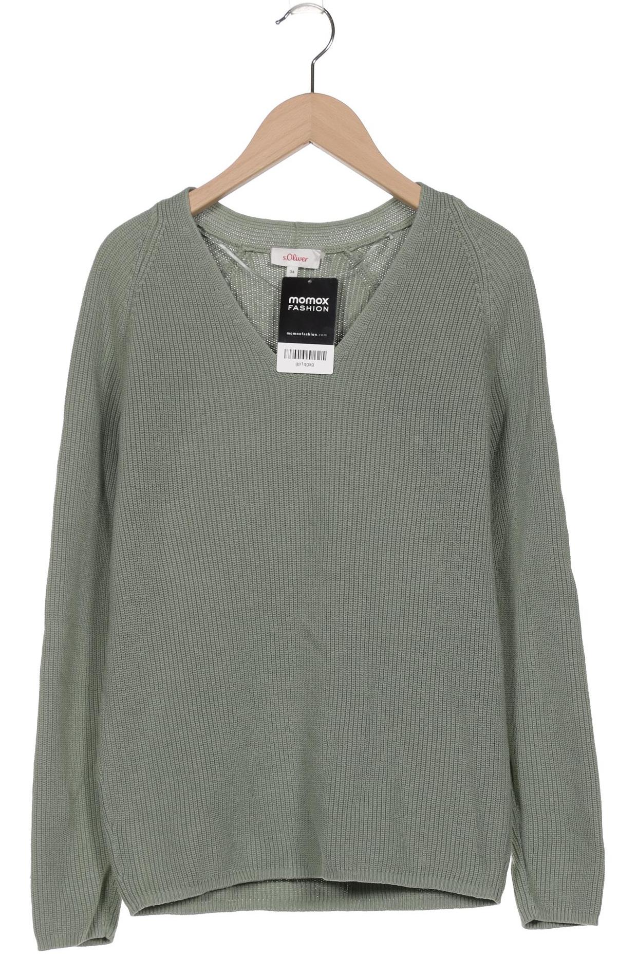 

s.Oliver Damen Pullover, grün, Gr. 34