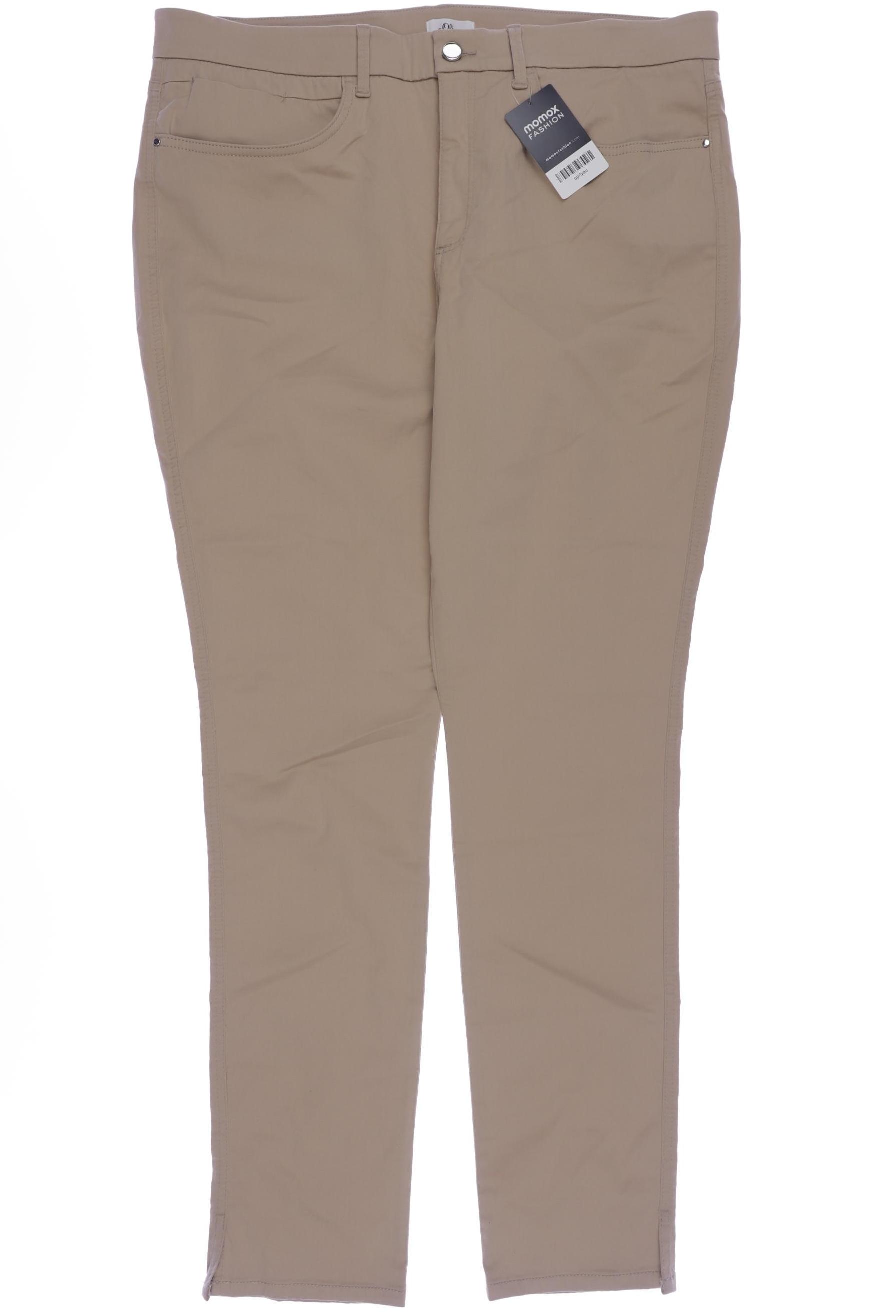 

s.Oliver Damen Stoffhose, beige, Gr. 48