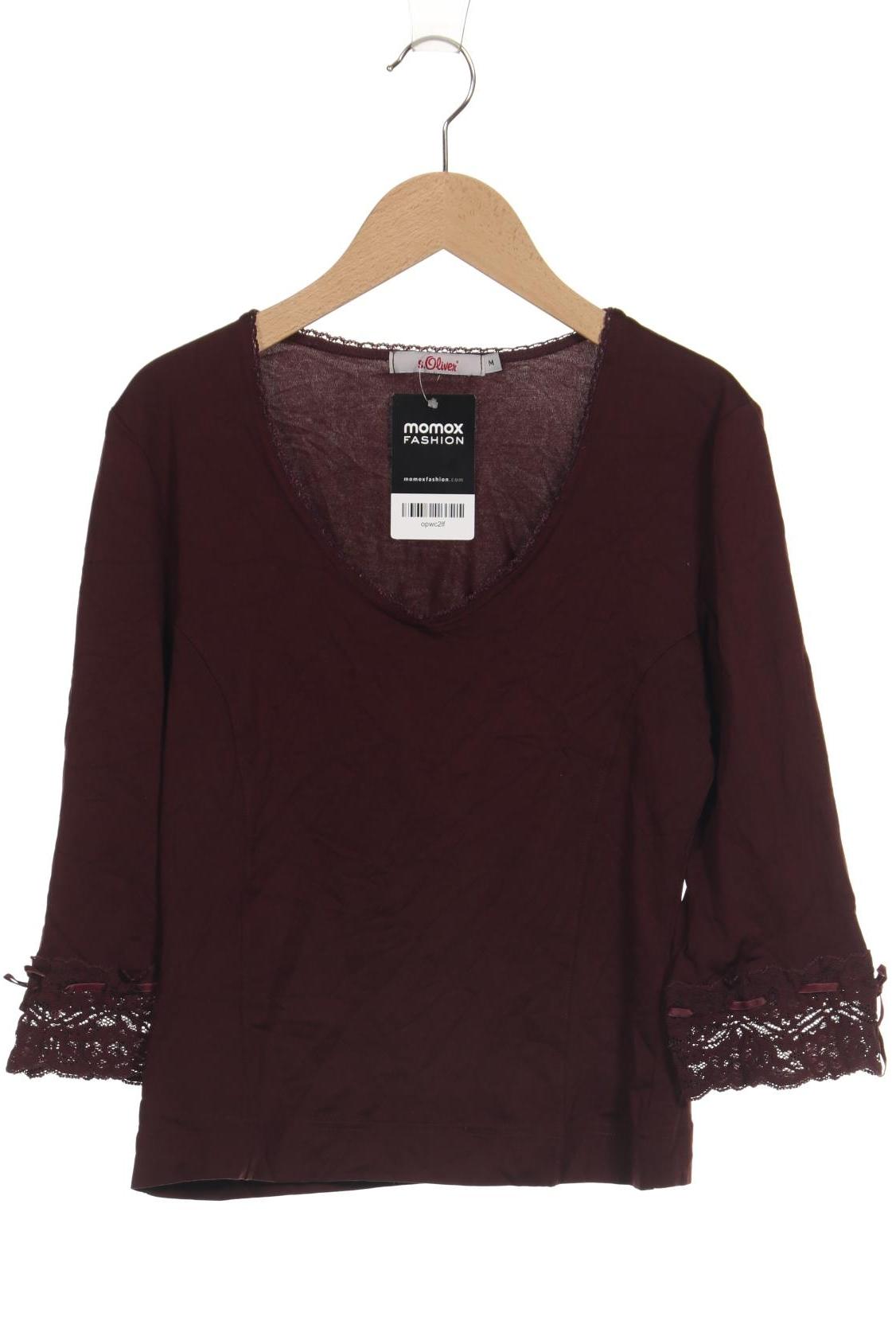 

s.Oliver Damen Langarmshirt, bordeaux, Gr. 38