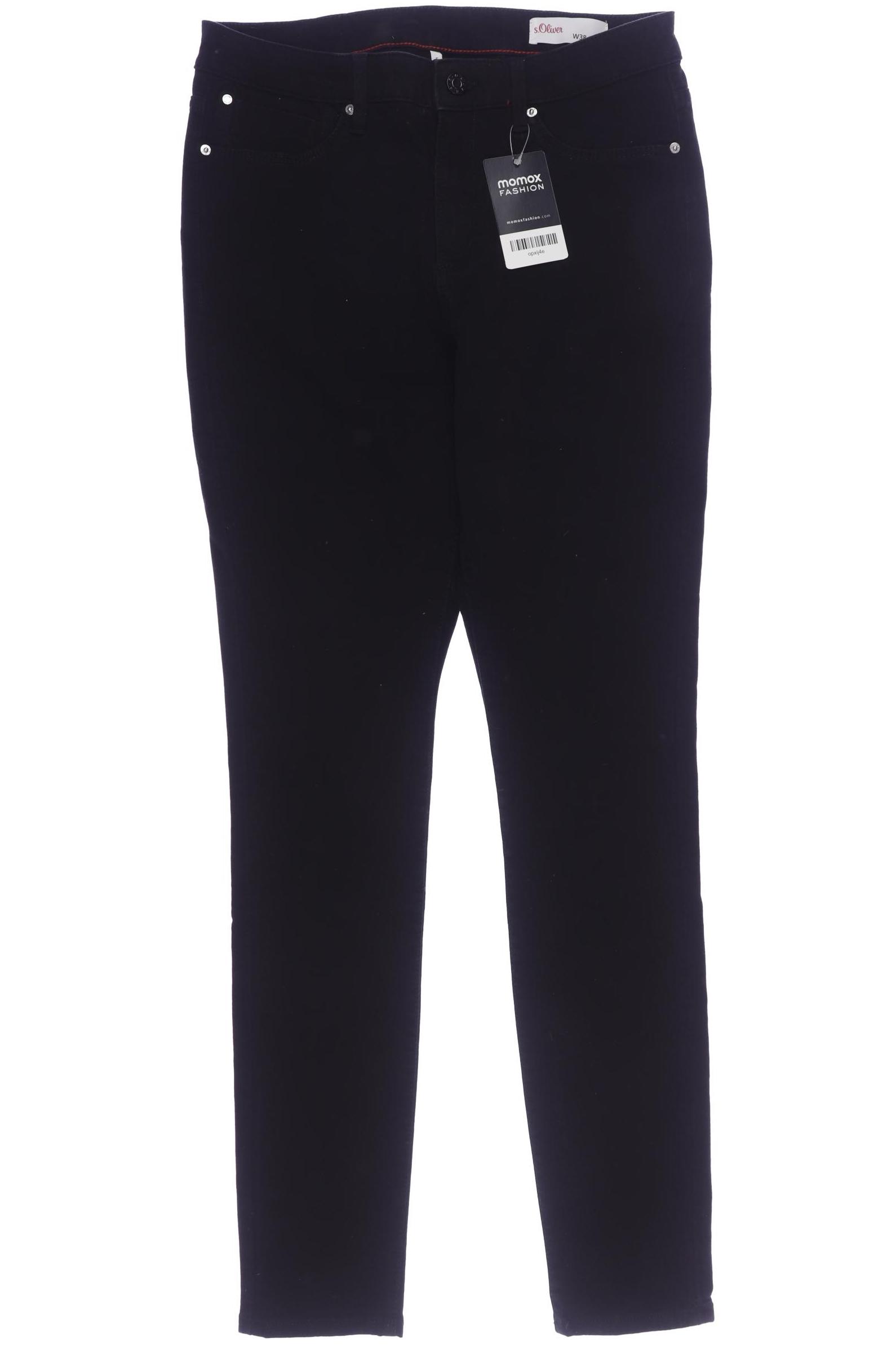 

s.Oliver Damen Jeans, schwarz, Gr. 38