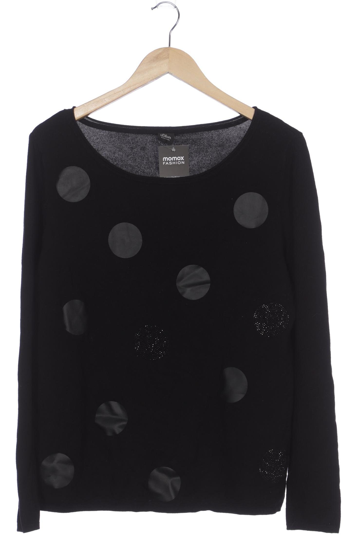 

s.Oliver Damen Pullover, schwarz, Gr. 44