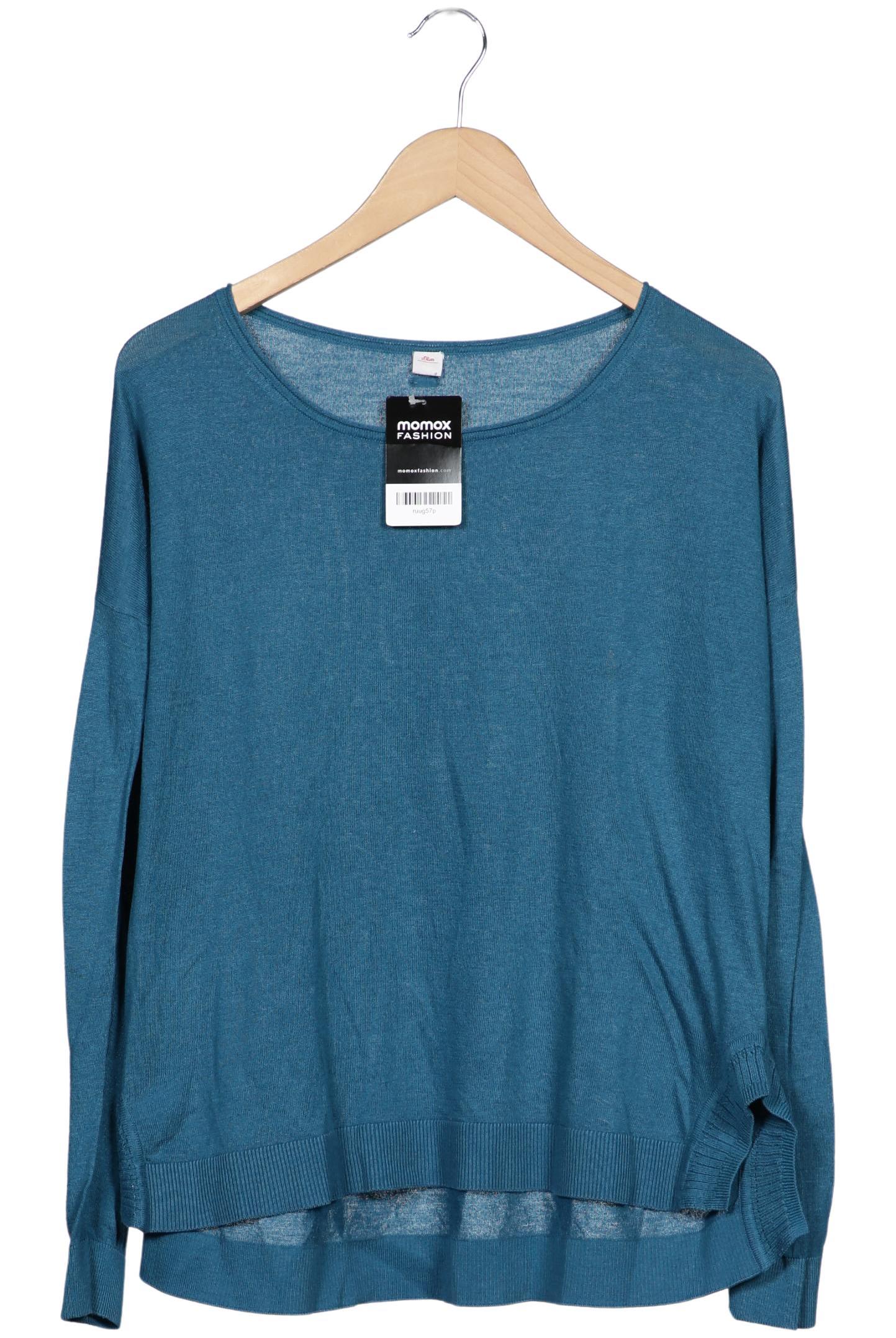 

s.Oliver Damen Pullover, türkis, Gr. 38