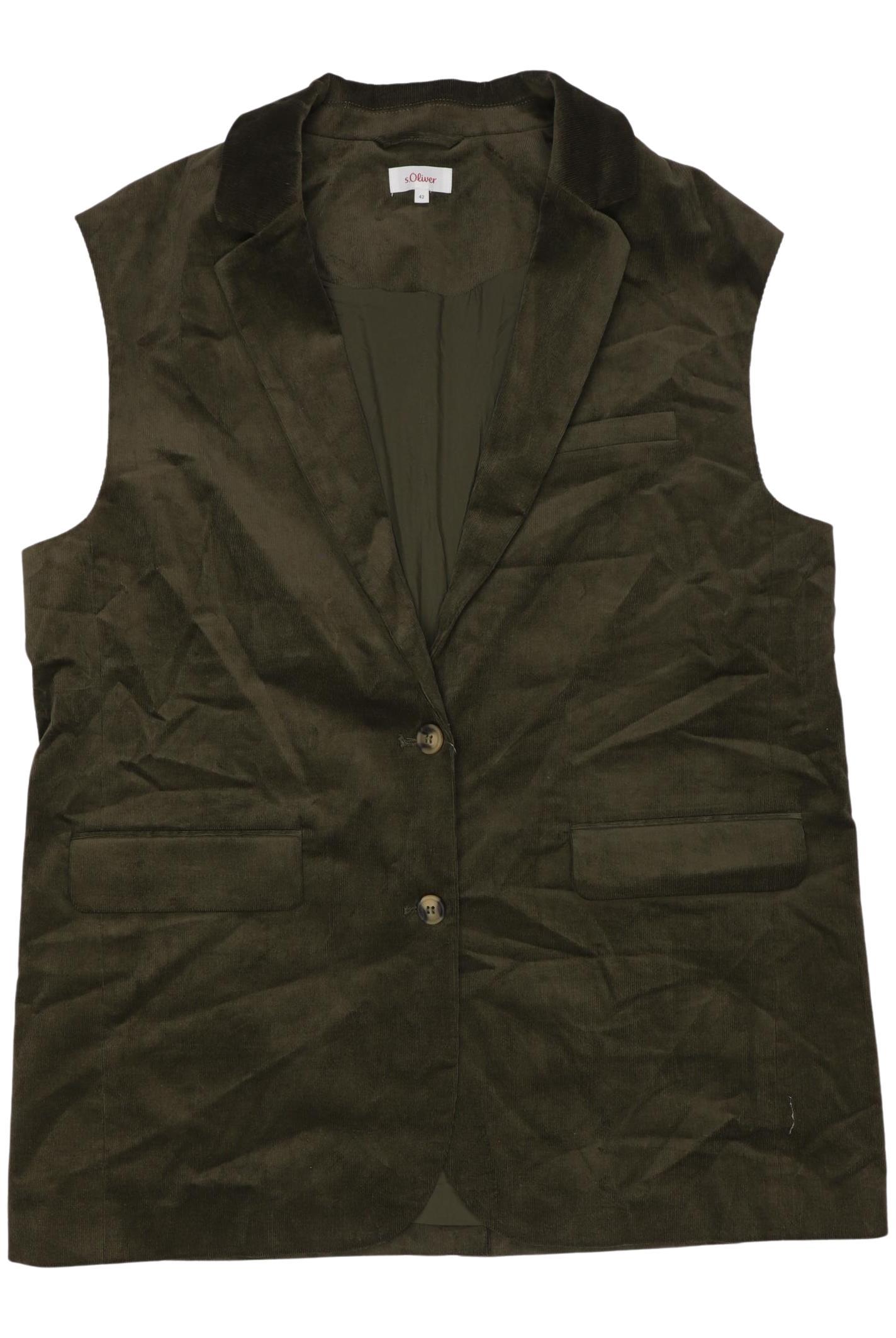 

s.Oliver Damen Weste, grün, Gr. 42