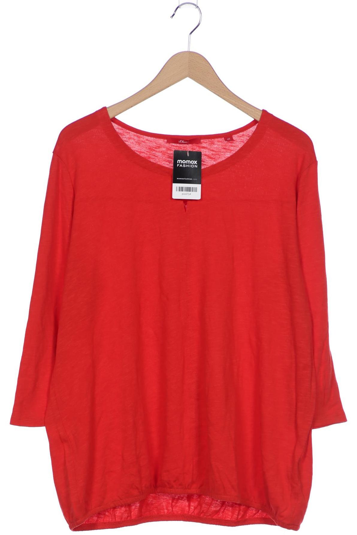 

s.Oliver Damen Langarmshirt, rot, Gr. 46