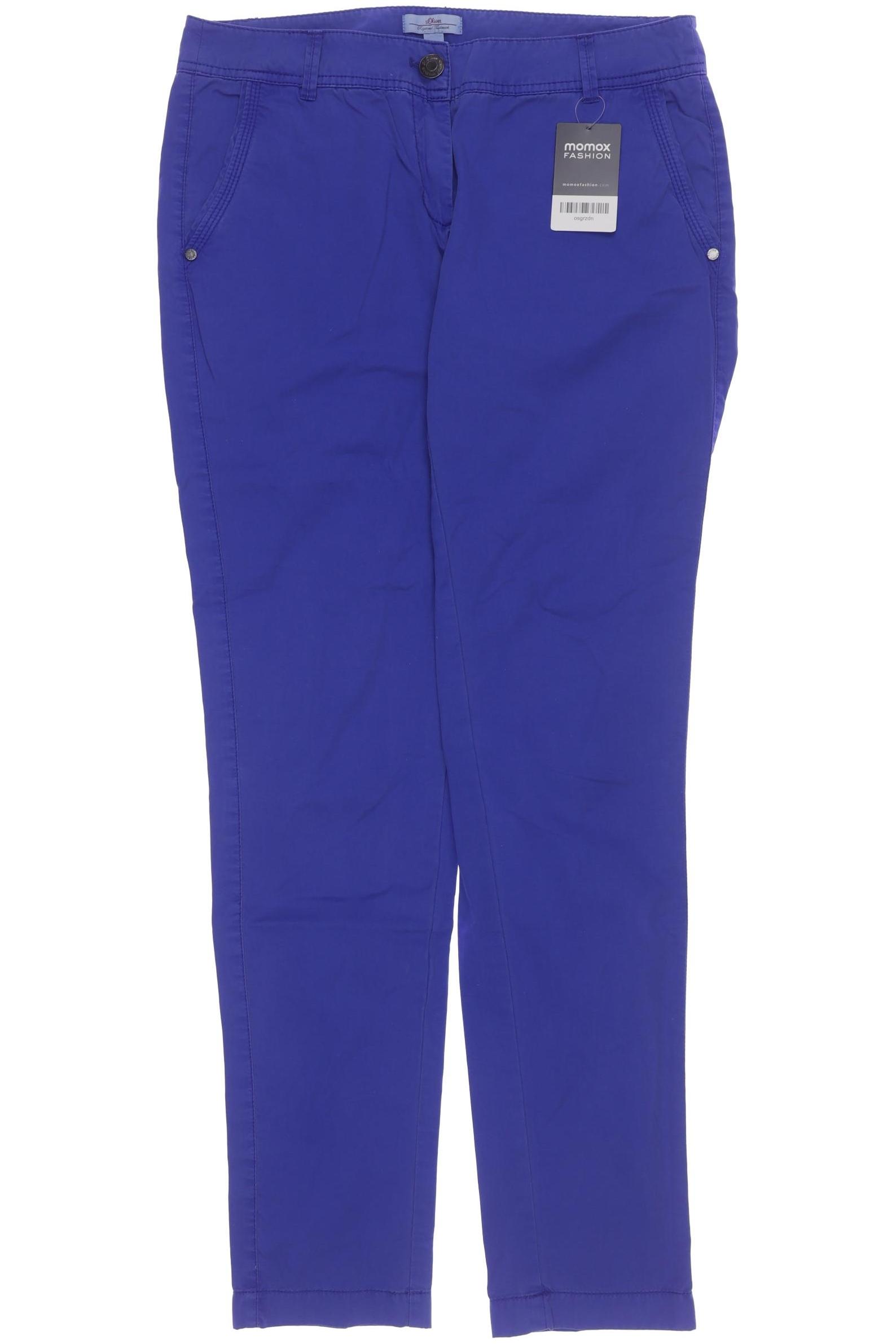 

s.Oliver Damen Stoffhose, blau, Gr. 36