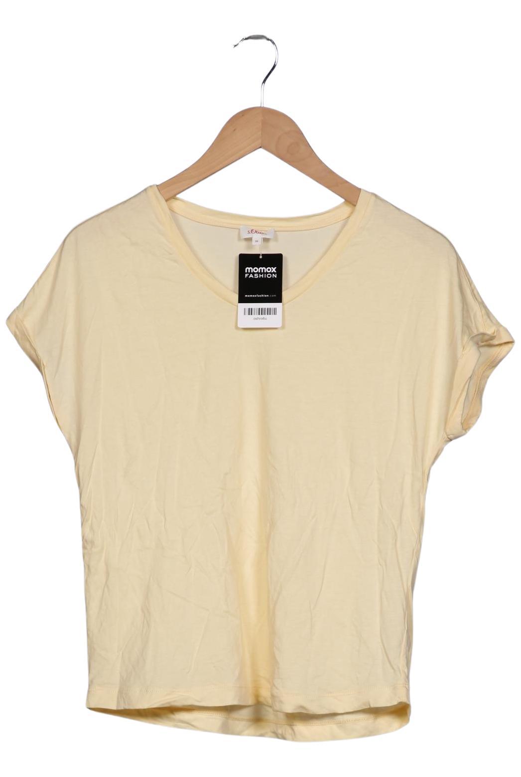 

s.Oliver Damen T-Shirt, cremeweiß, Gr. 36