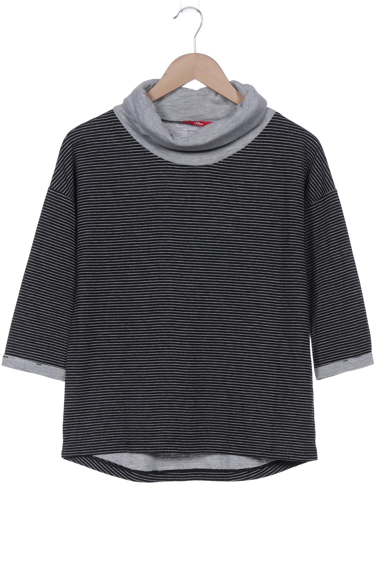 

s.Oliver Damen Langarmshirt, schwarz, Gr. 38