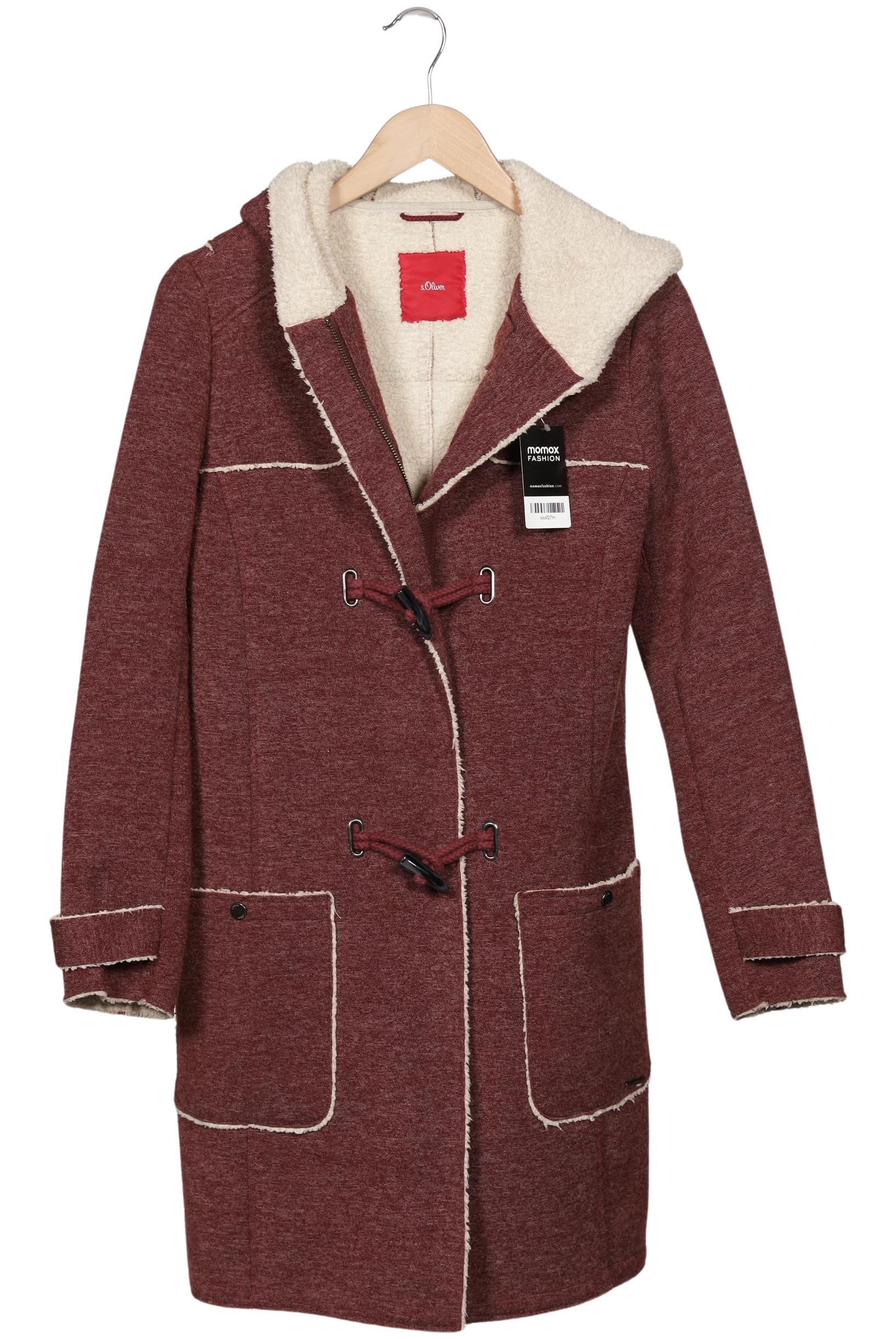 

s.Oliver Damen Mantel, bordeaux, Gr. 36