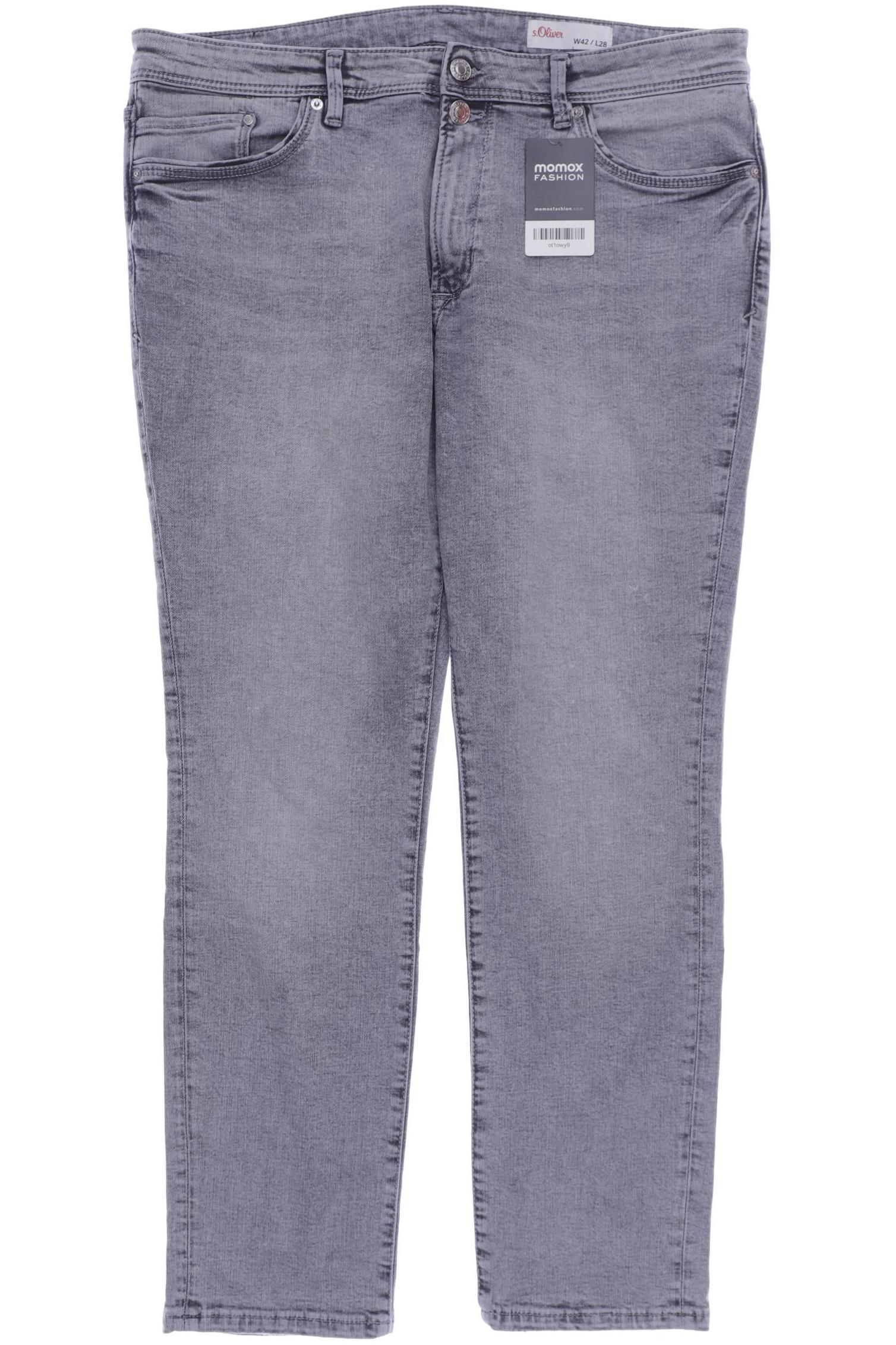 

s.Oliver Damen Jeans, grau