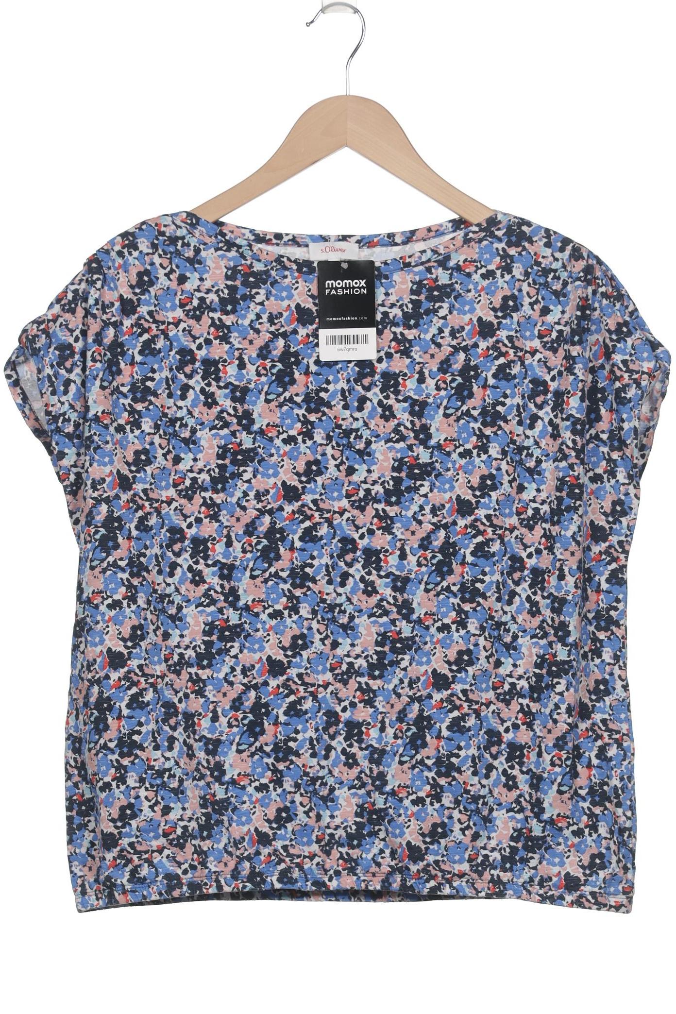 

s.Oliver Damen T-Shirt, blau, Gr. 44