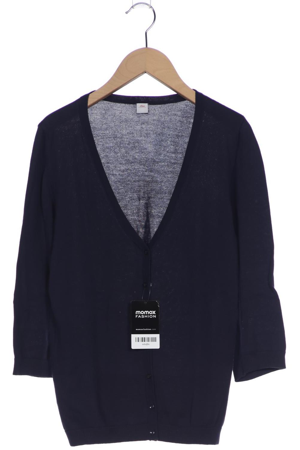 

s.Oliver Damen Strickjacke, marineblau, Gr. 36