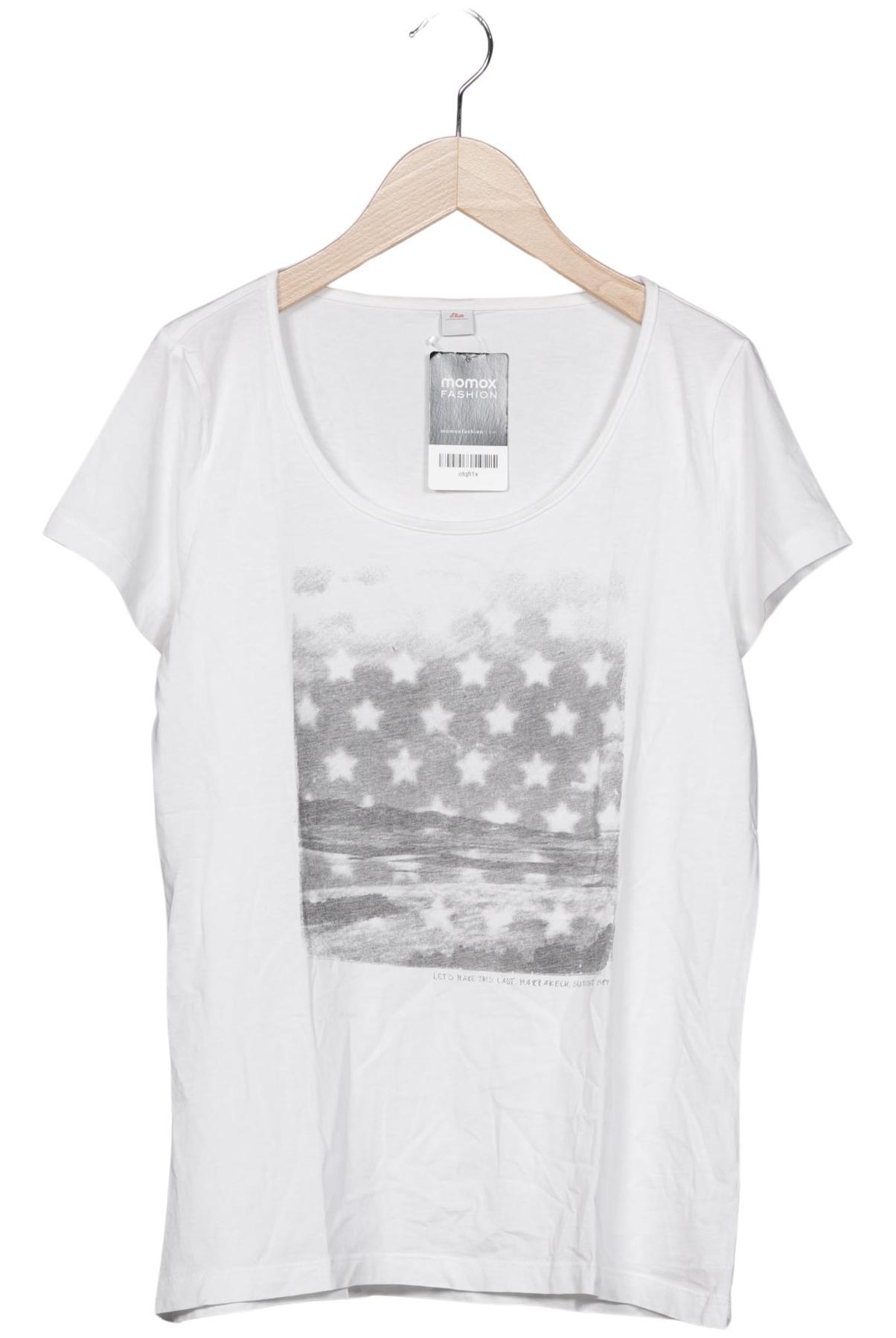 

s.Oliver Damen T-Shirt, weiß, Gr. 40