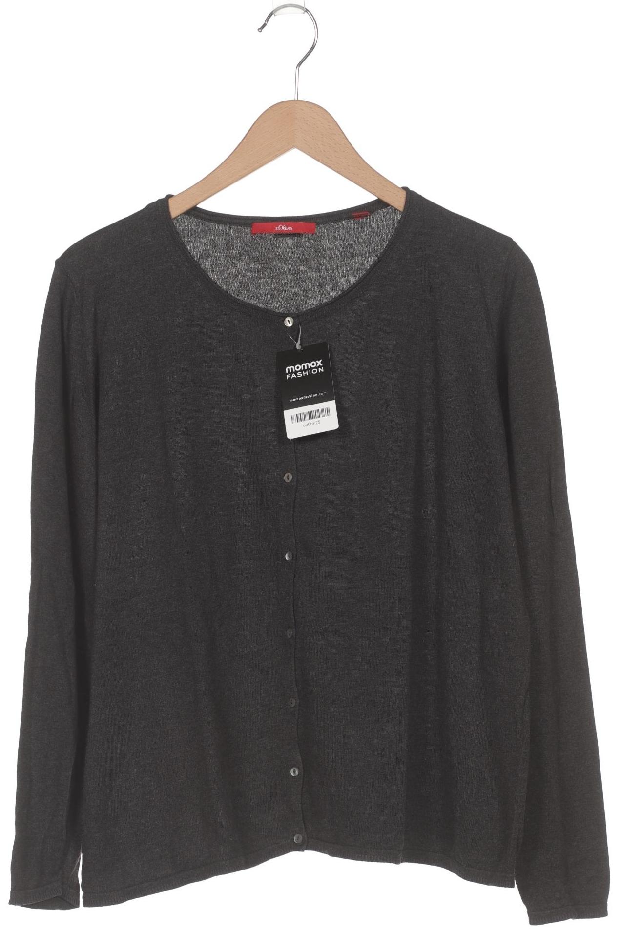 

s.Oliver Damen Strickjacke, grau, Gr. 46
