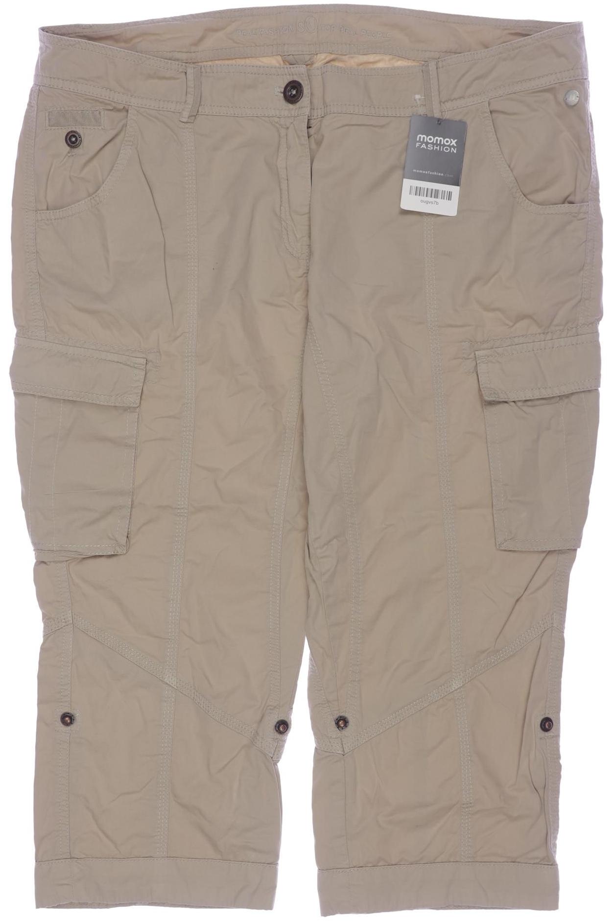 

s.Oliver Damen Stoffhose, beige, Gr. 44