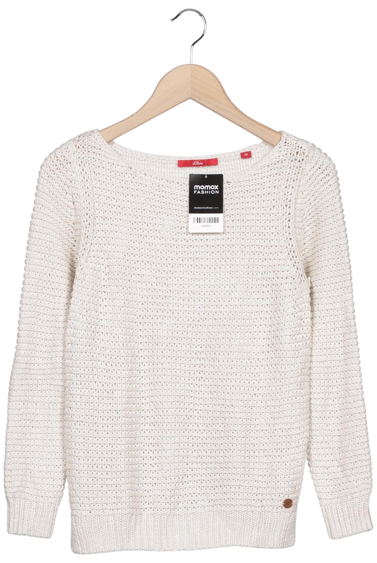 

s.Oliver Damen Pullover, cremeweiß, Gr. 36