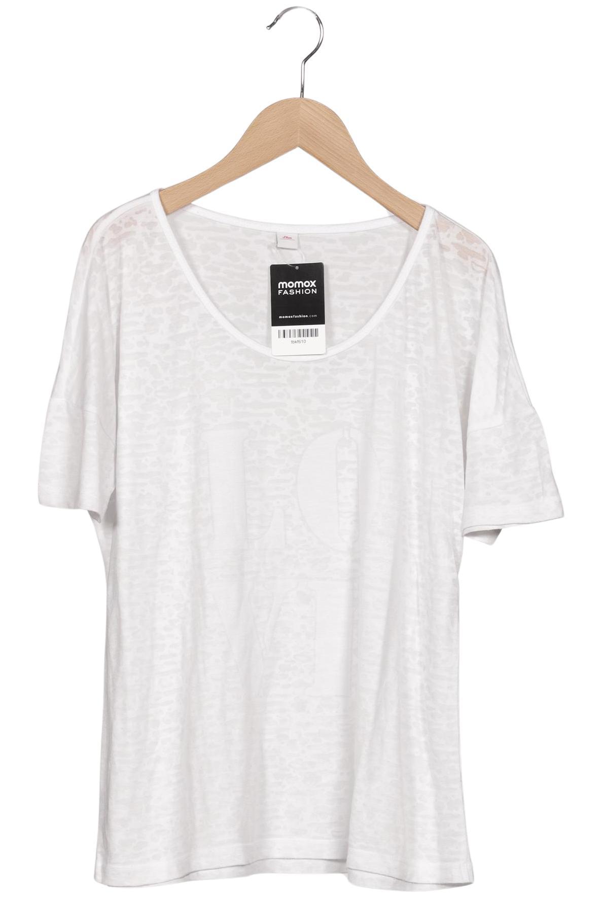 

s.Oliver Damen T-Shirt, weiß, Gr. 38