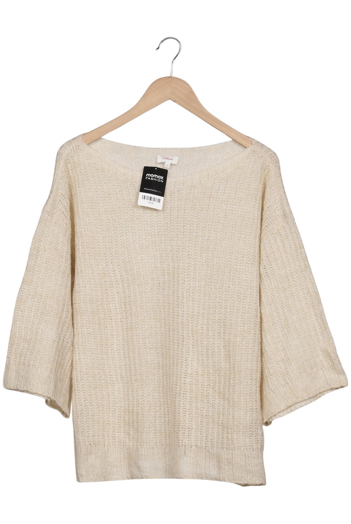 

s.Oliver Damen Pullover, beige, Gr. 40