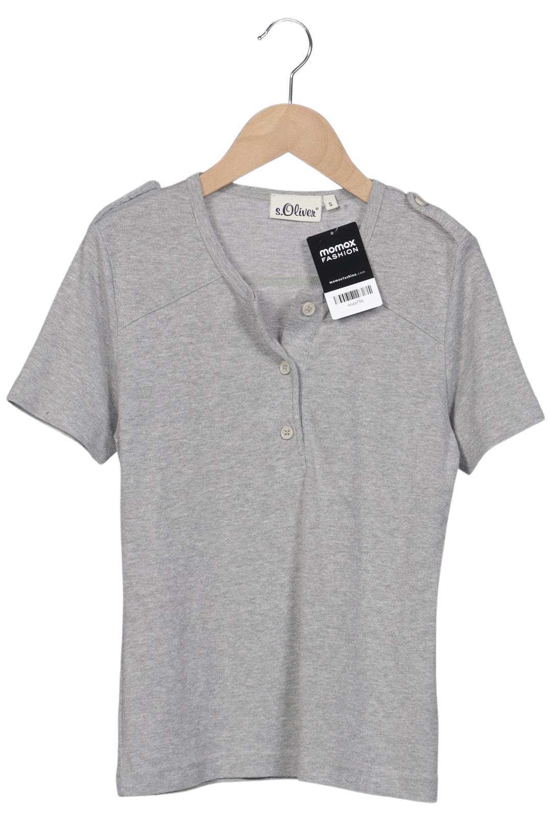 

s.Oliver Damen T-Shirt, grau, Gr. 36