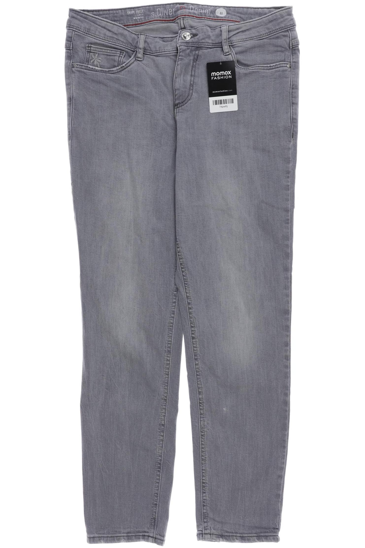 

s.Oliver Damen Jeans, grau, Gr. 40