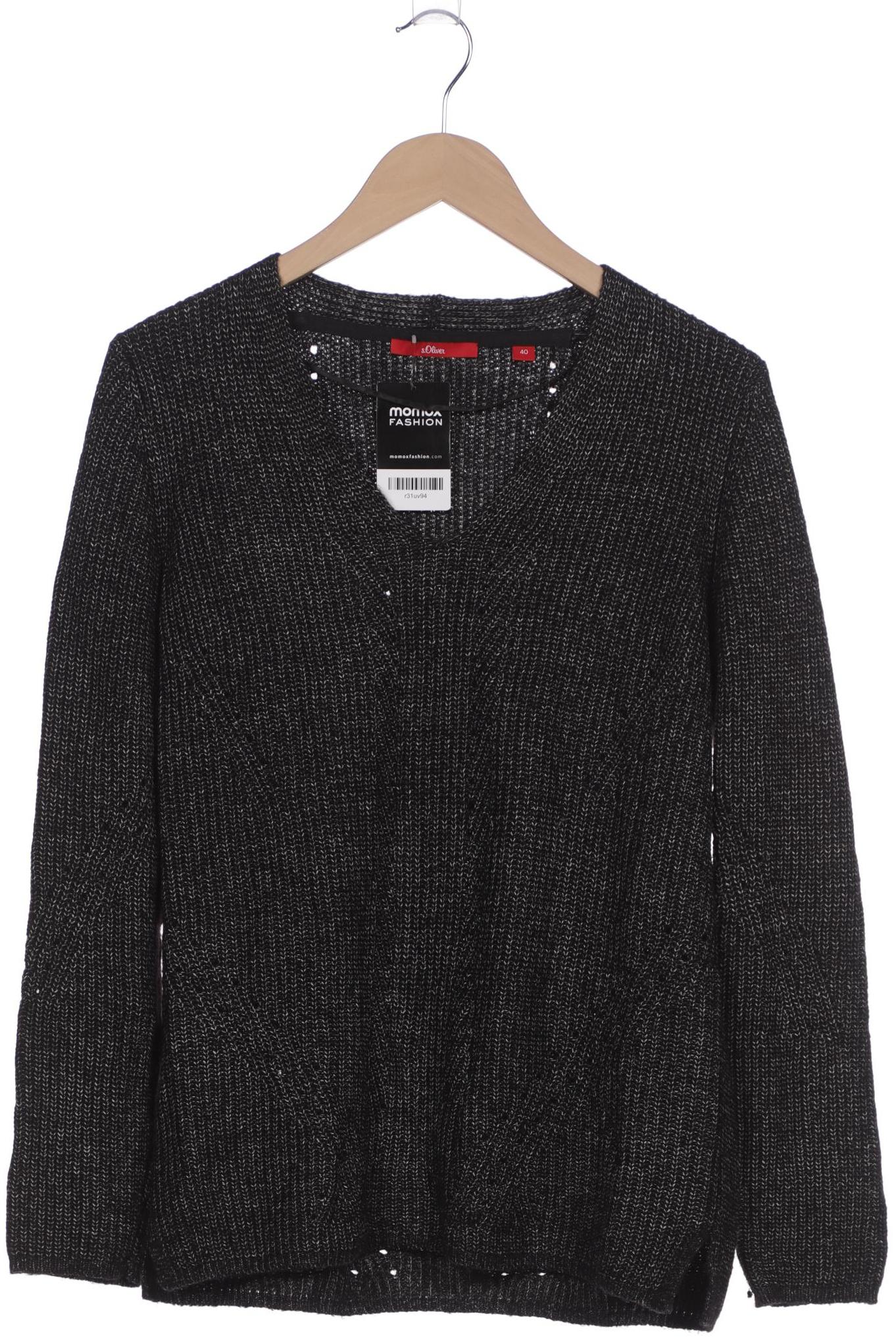 

s.Oliver Damen Pullover, schwarz, Gr. 40
